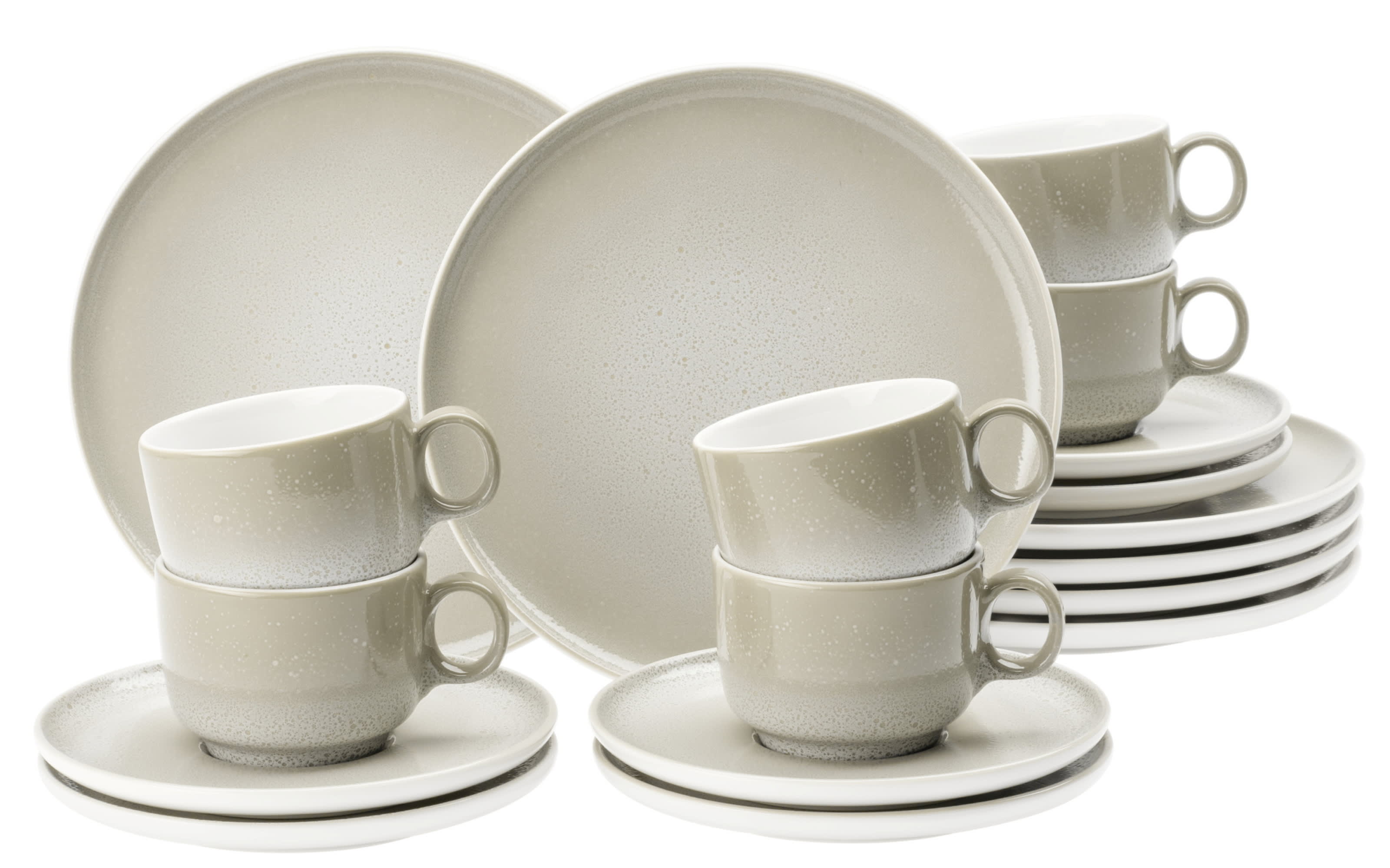 Kaffeeservice Sento-Home Aura, cream, 18-teilig