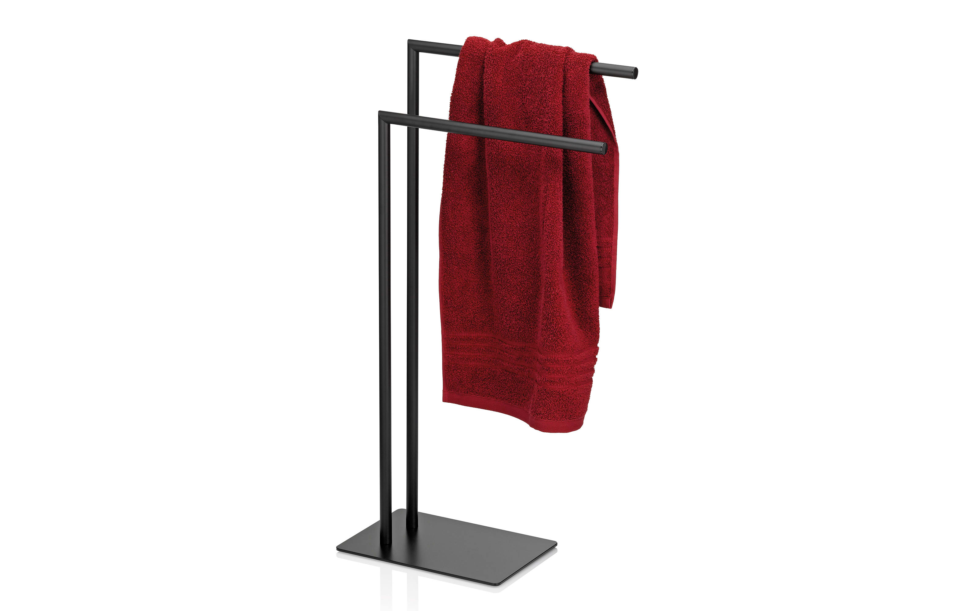 Handtuchhalter Style, schwarz matt, 81 cm