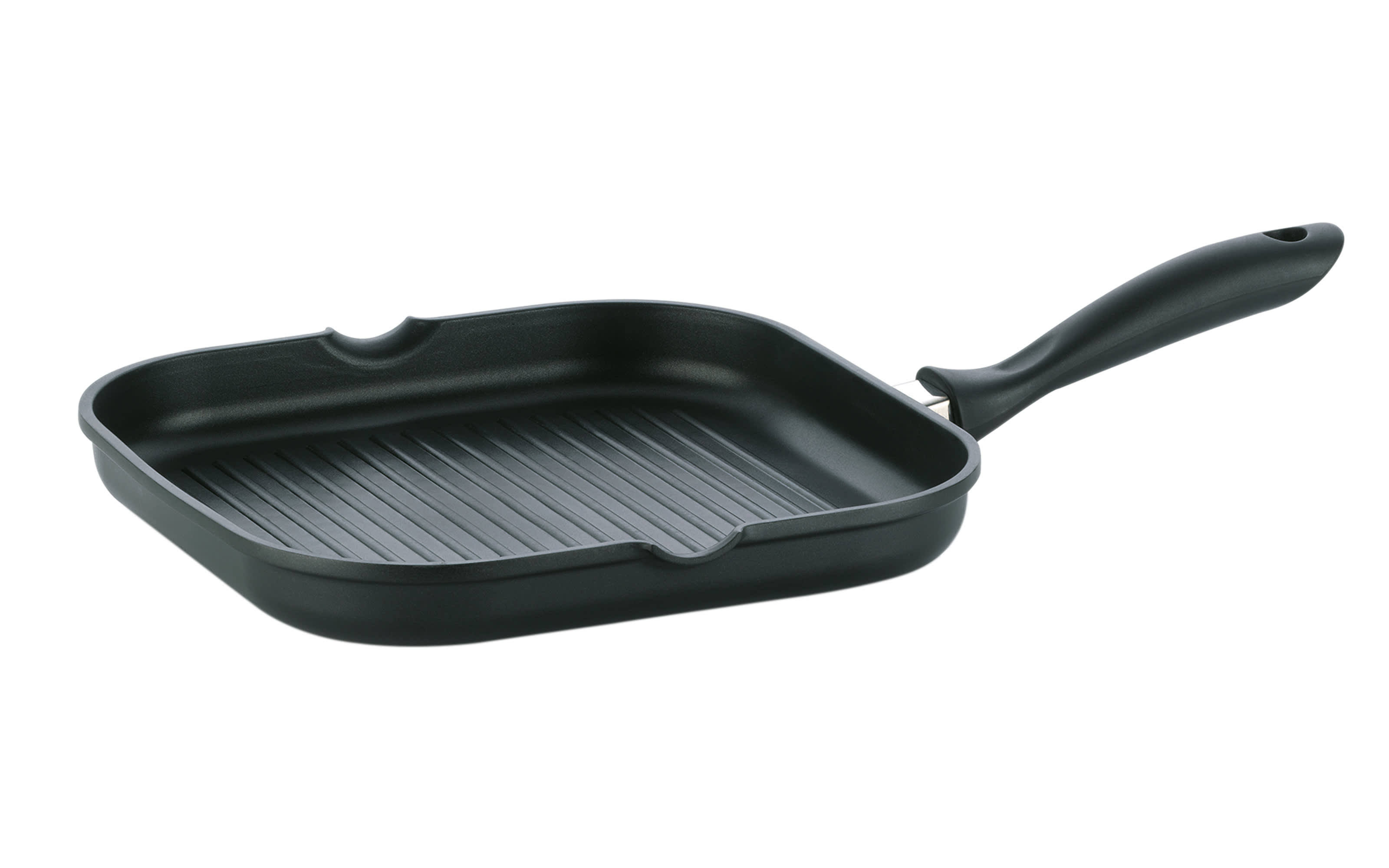 Grill Eckpfanne Kerros in schwarz