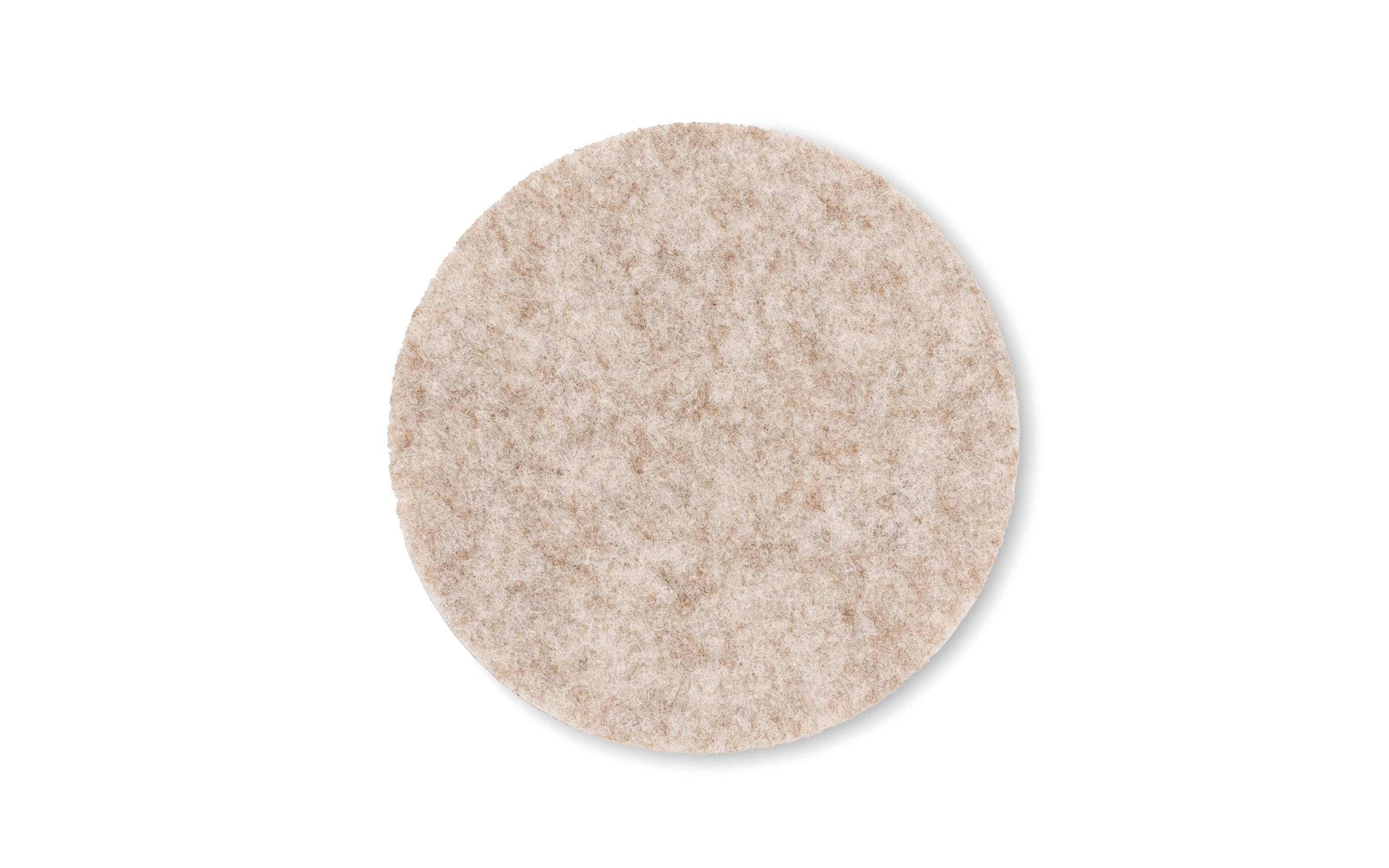 Glas-Untersetzer Alia in beige 4 teilig, 10 cm