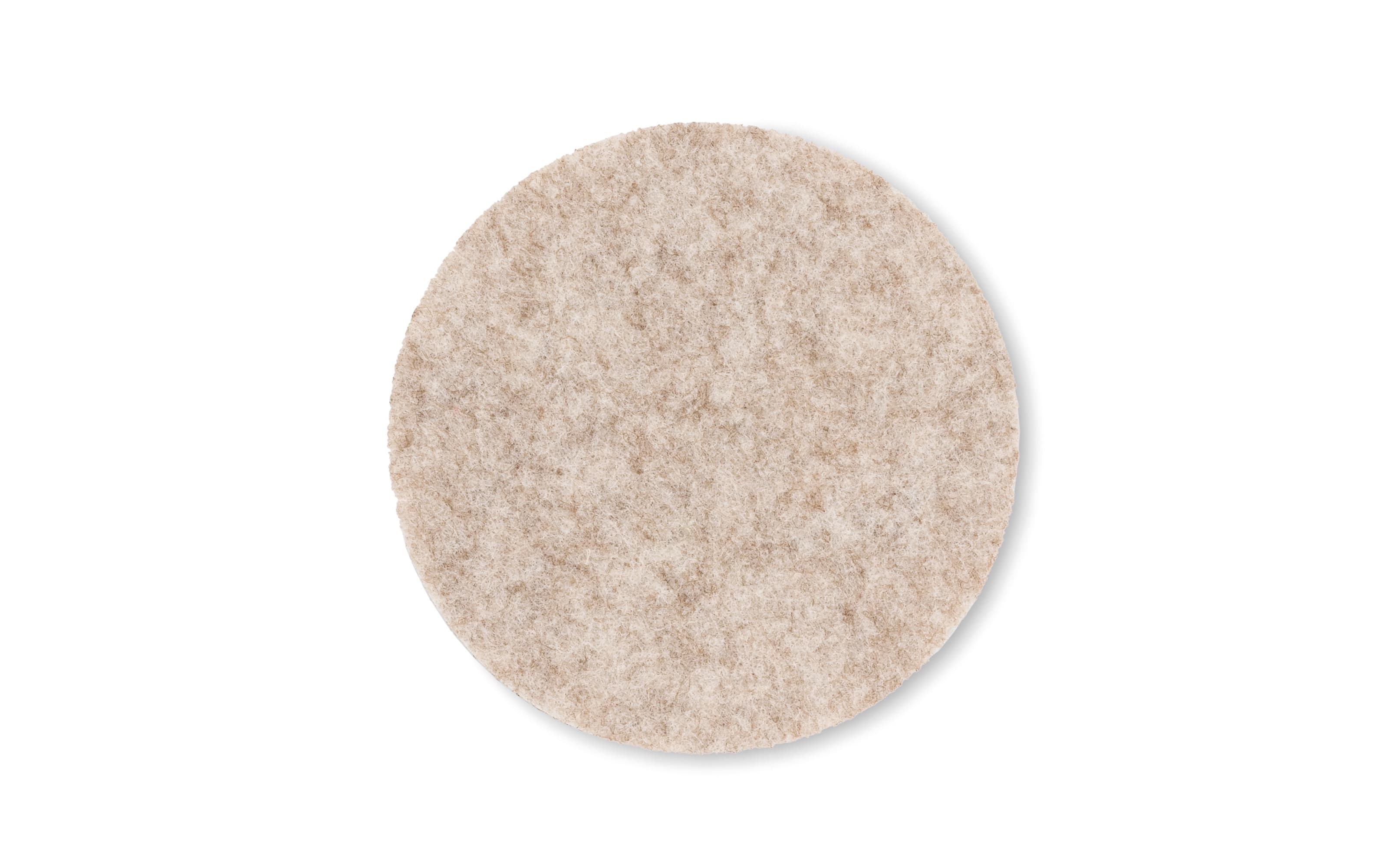Glas-Untersetzer Alia in beige 4 teilig, 10 cm