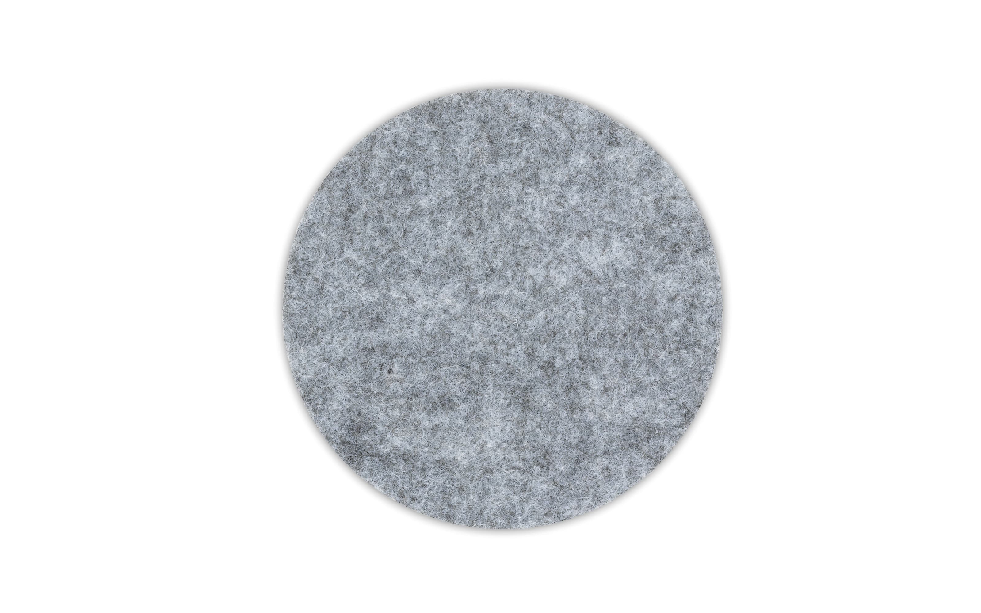 Glas-Untersetzer Alia in grau 4 teilig, 10 cm