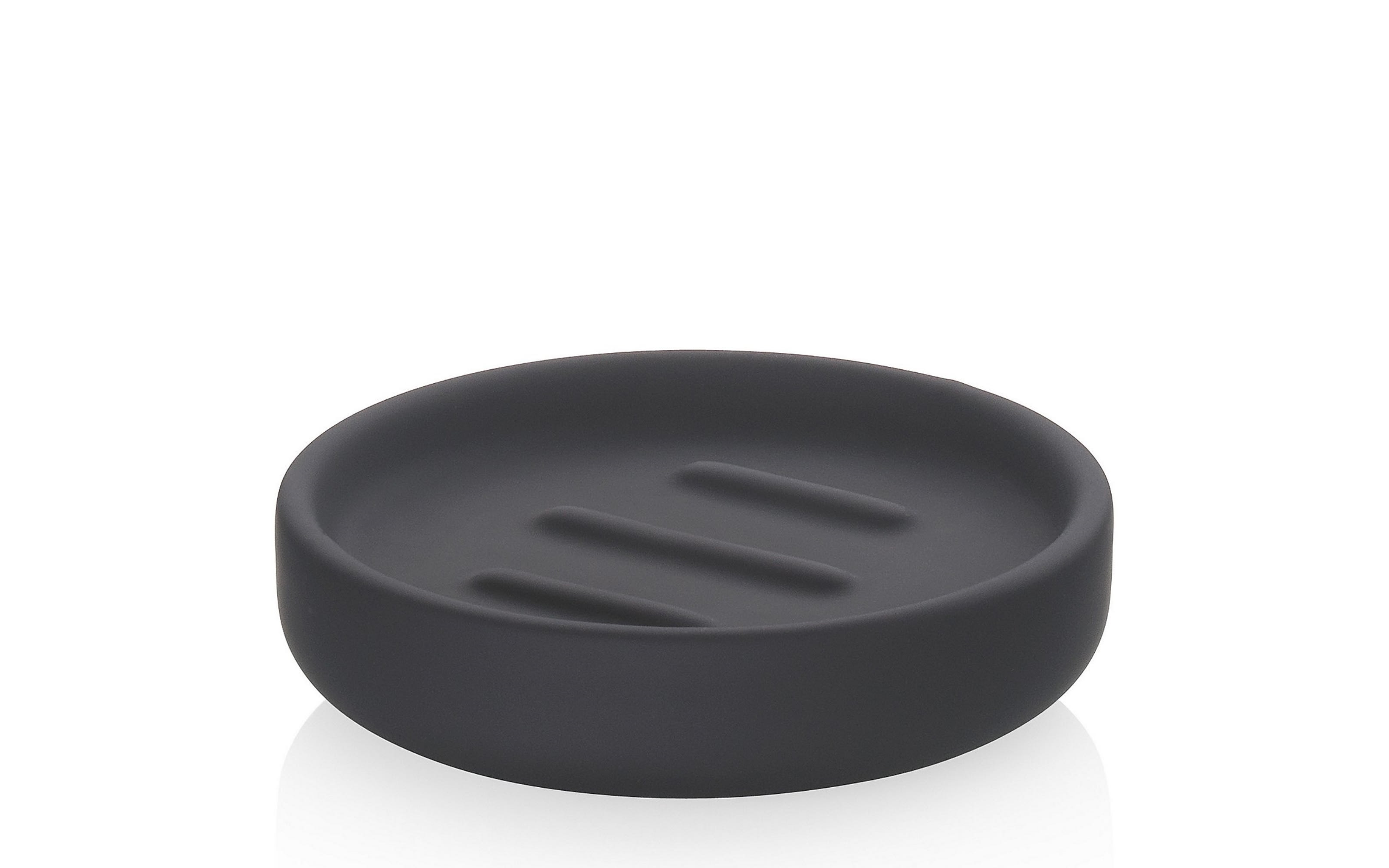 Seifenschale Sana, schwarz, 11,5 cm