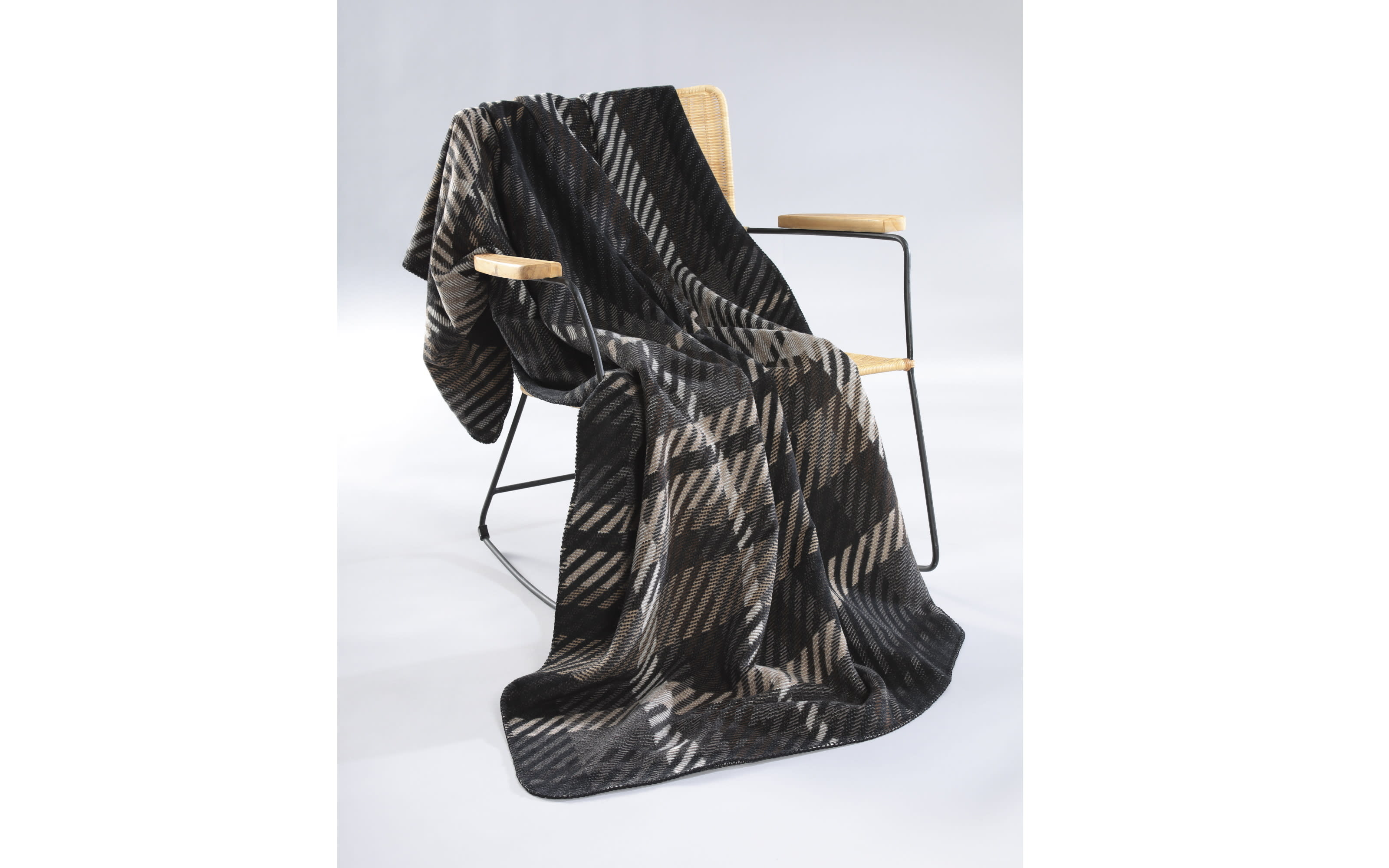 Wohndecke Midnight Elegance, anthrazit, 150 x 200 cm