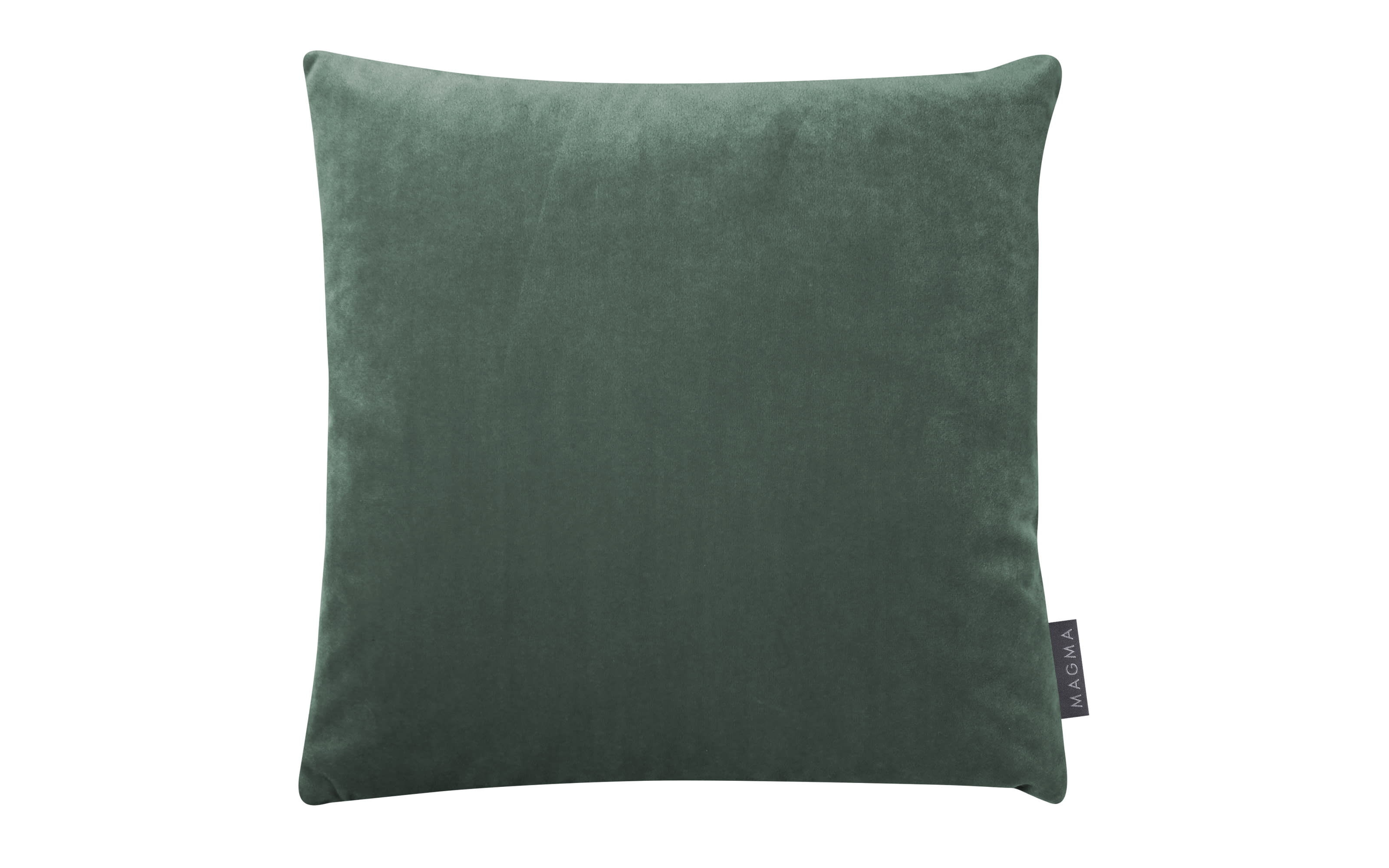 Kissenhülle Samt uni, grün, 40 x 40 cm