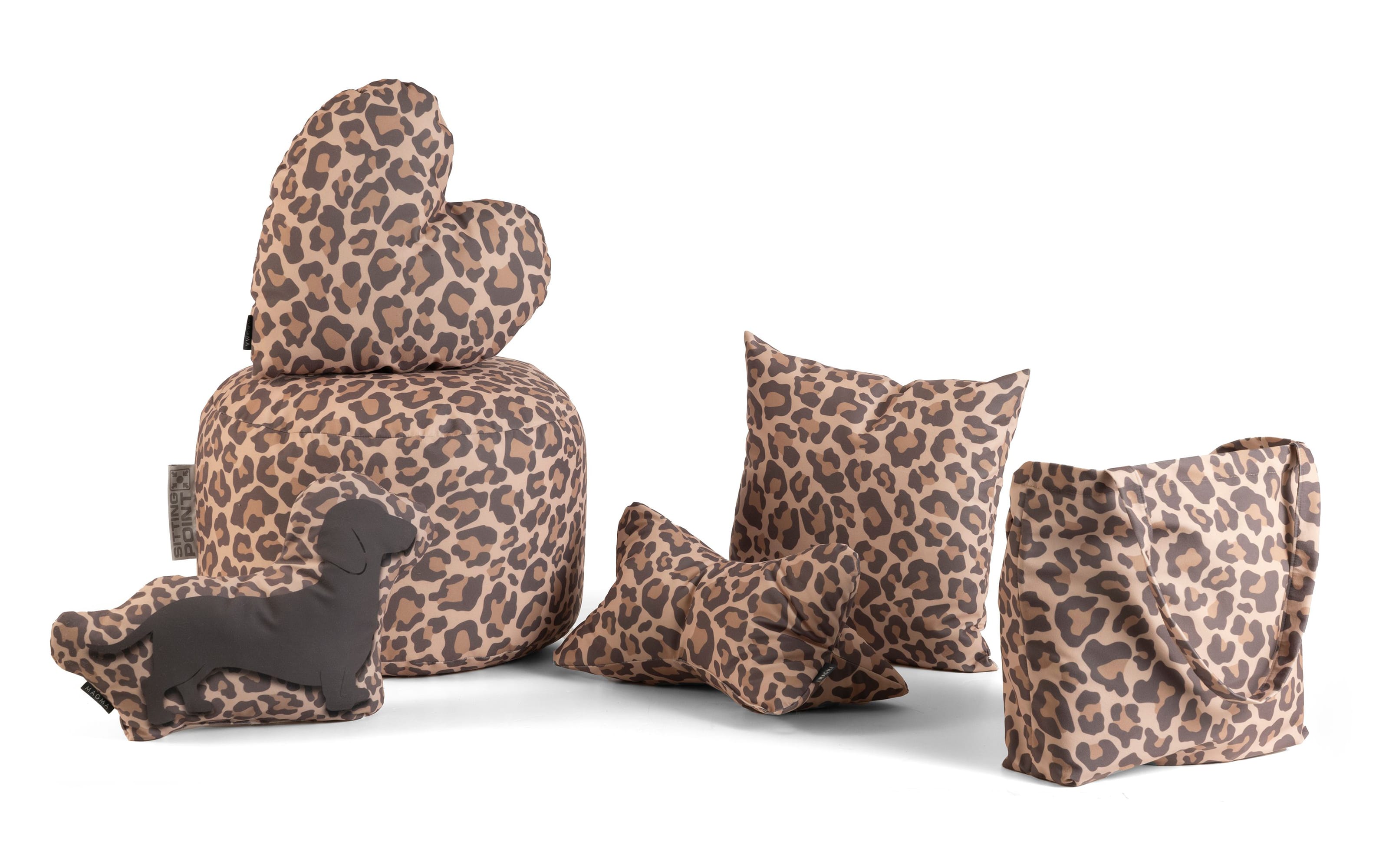 Tasche Leo, braun, 12 x 36 cm