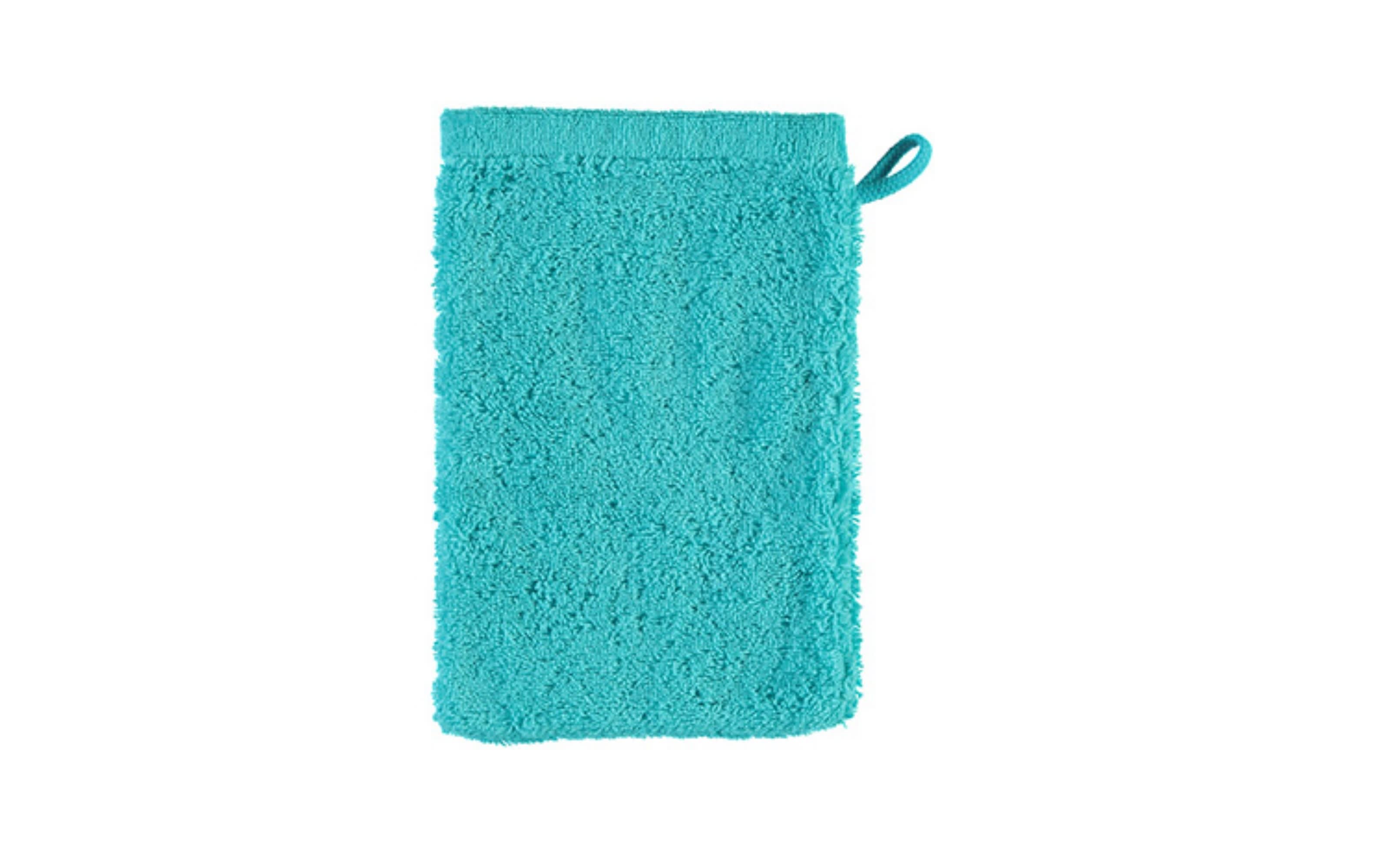Waschhandschuh Lifestyle uni, türkis, 16 x 22 cm