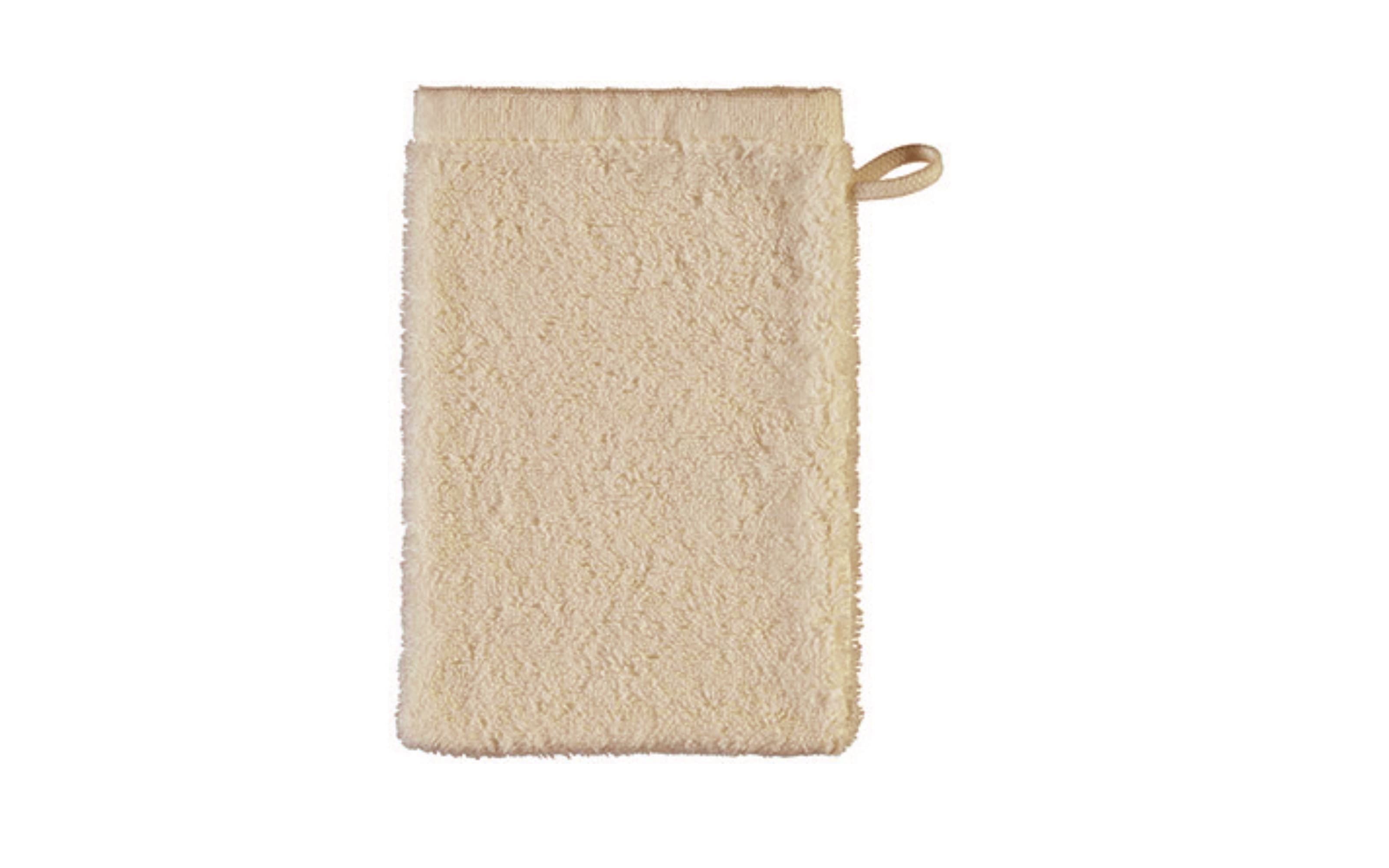Waschhandschuh Lifestyle uni, leinen, 16 x 22 cm