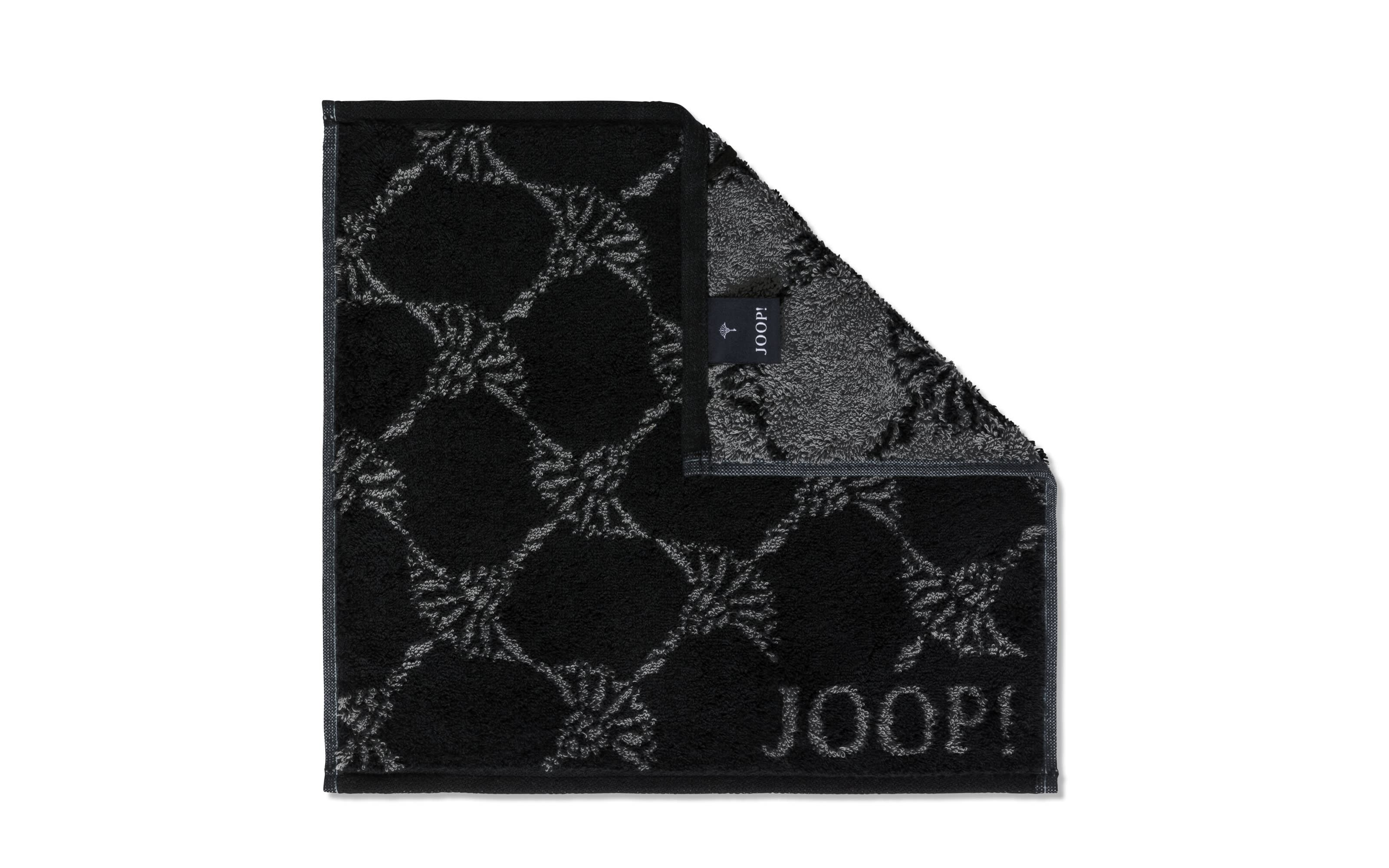 Seifenlappen Classic Cornflower, schwarz, 30 x 30 cm