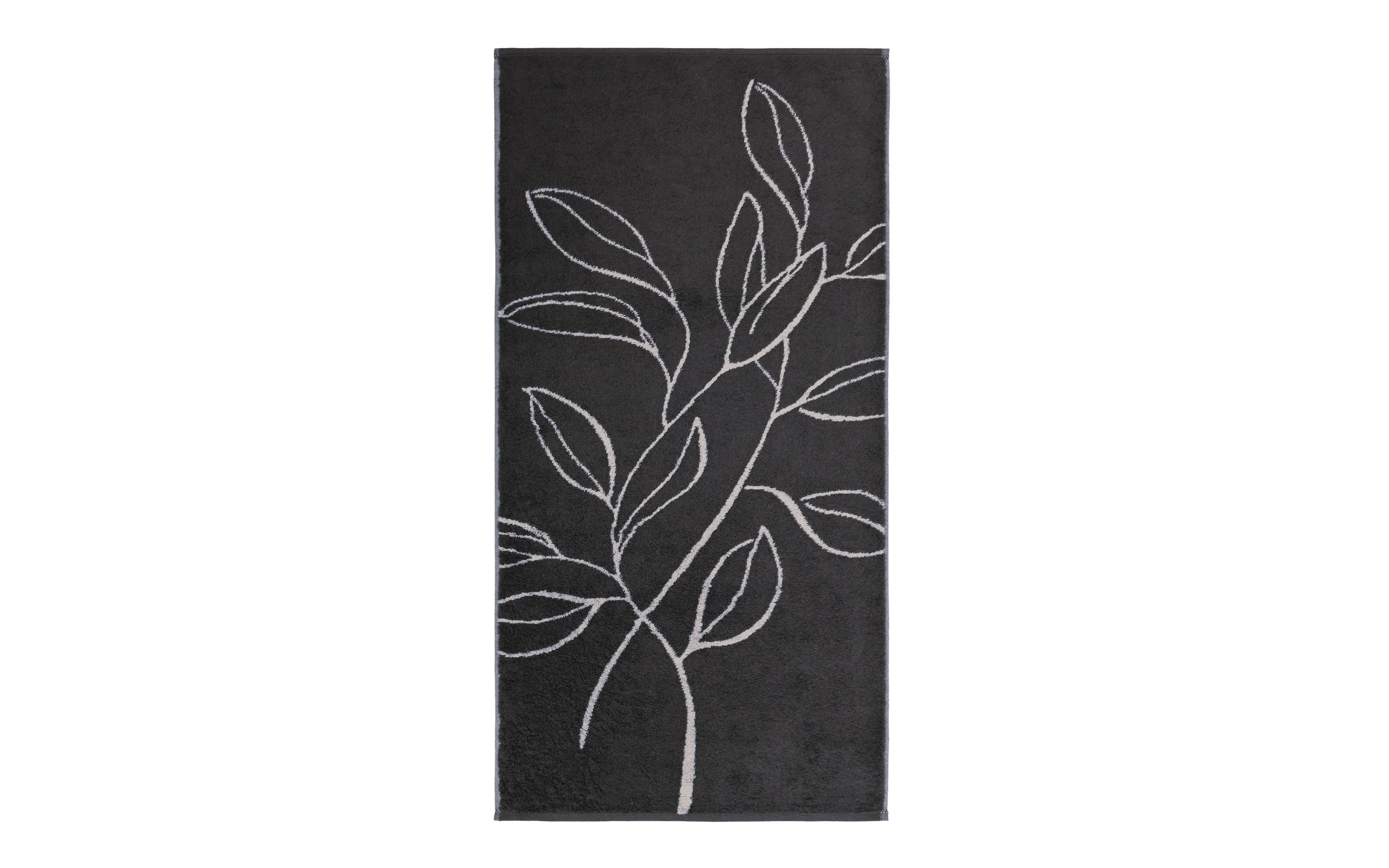 Handtuch Atelier Floral, basalt, 50 x 100 cm