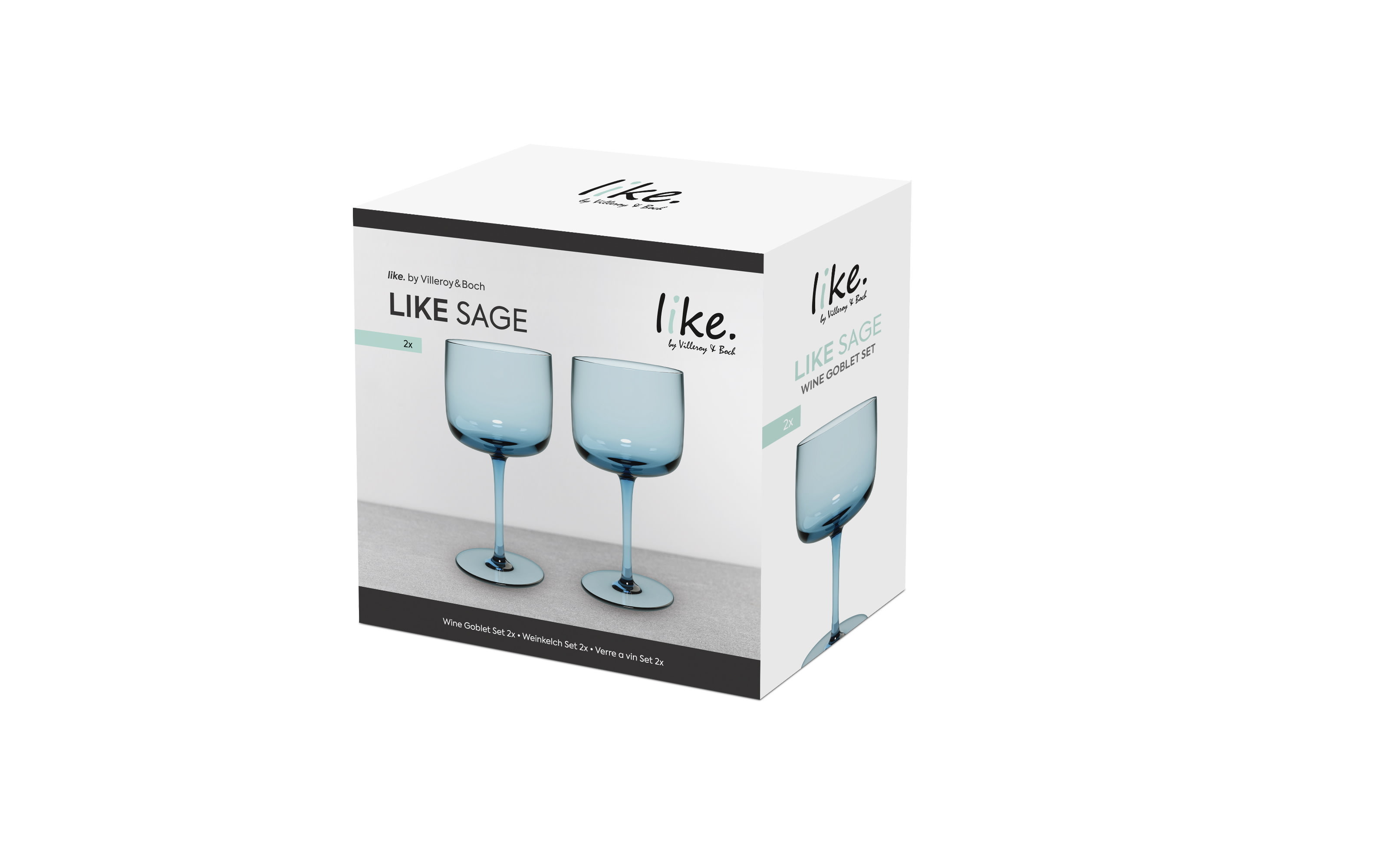 2er-Set Weinkelch sage, Like Ice, 200 ml