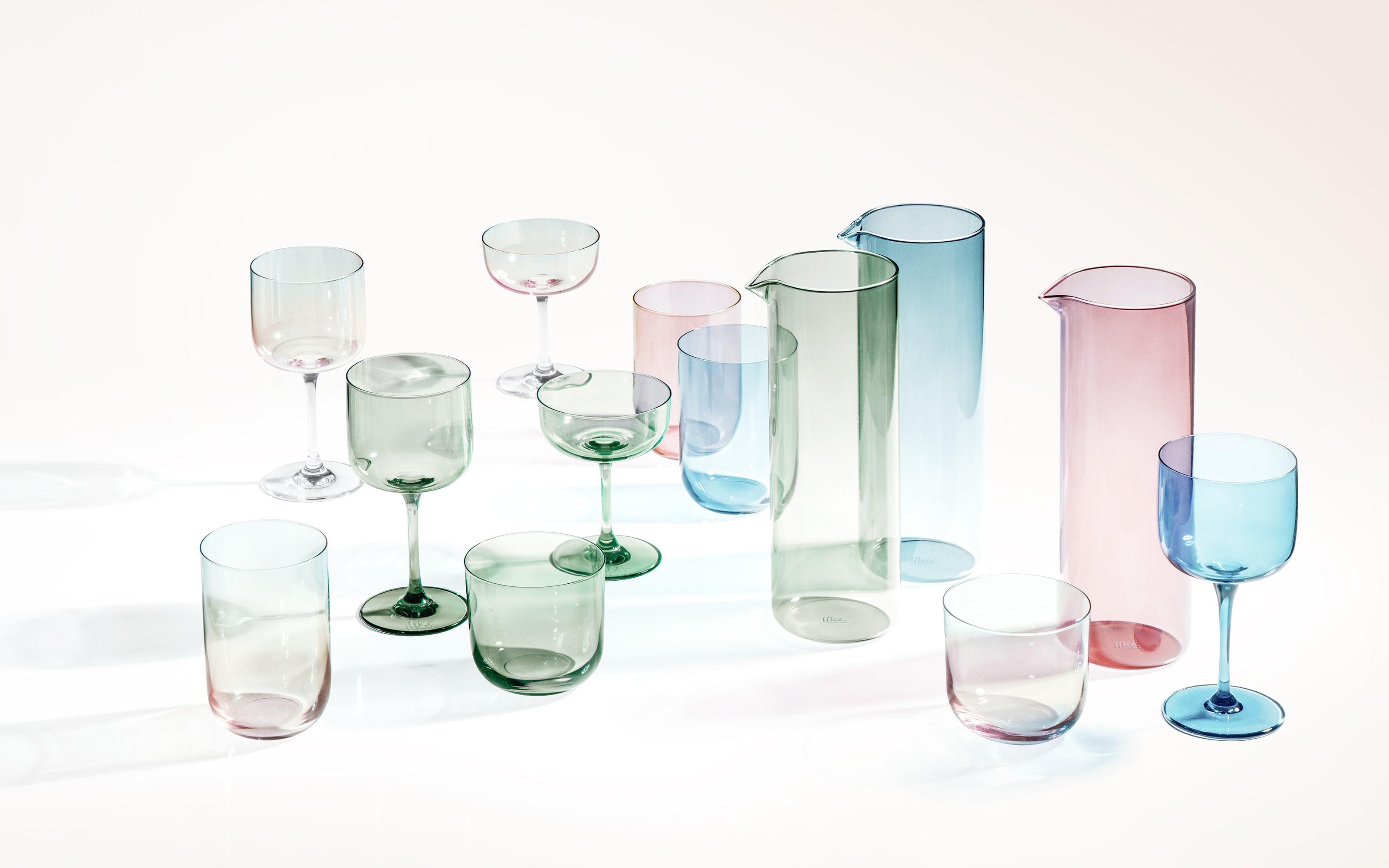 2er-Set Weinkelch Like Pearl, bunt, 200 ml