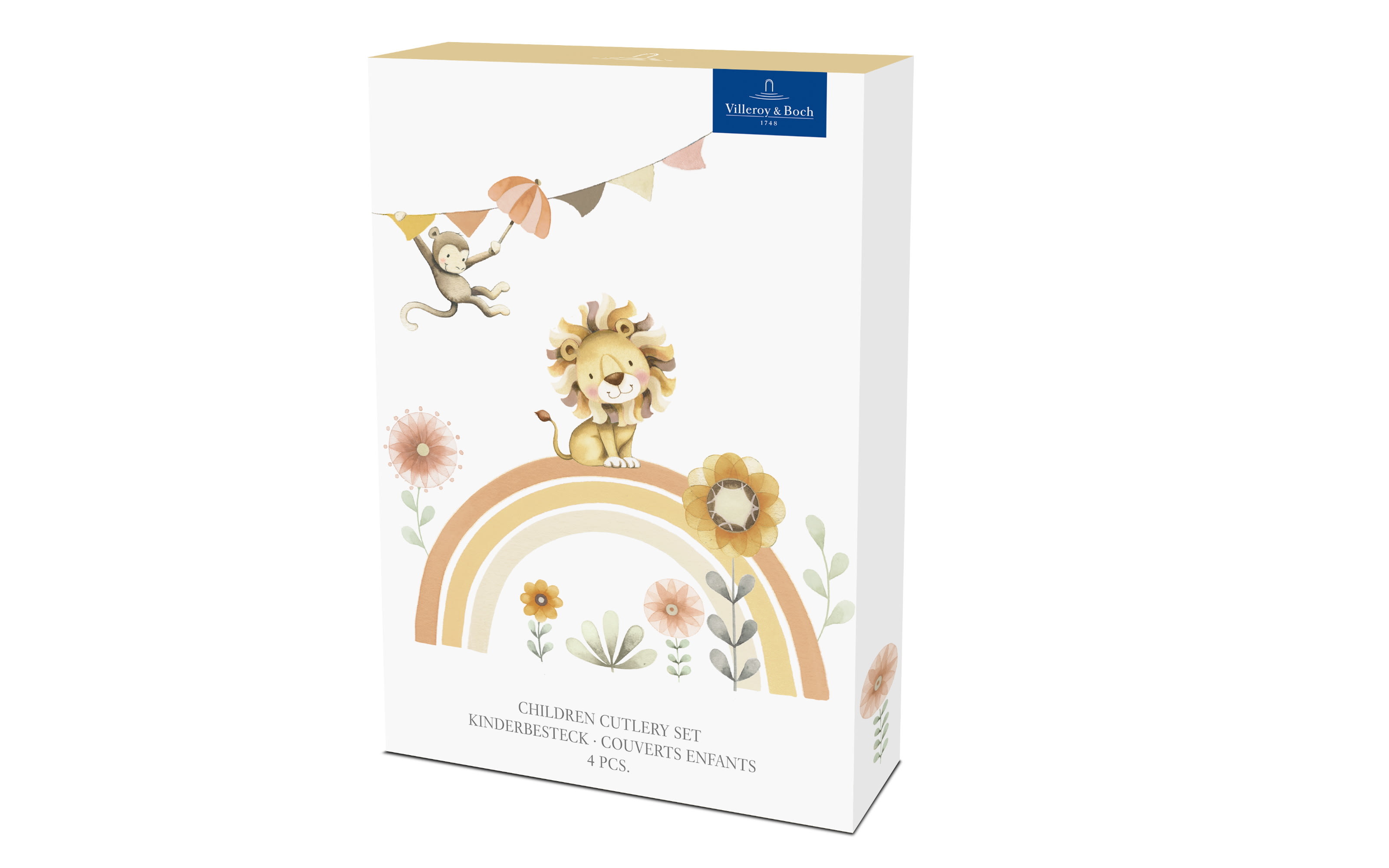 Kinderbesteck-Set Like a Lion, 4-teilg