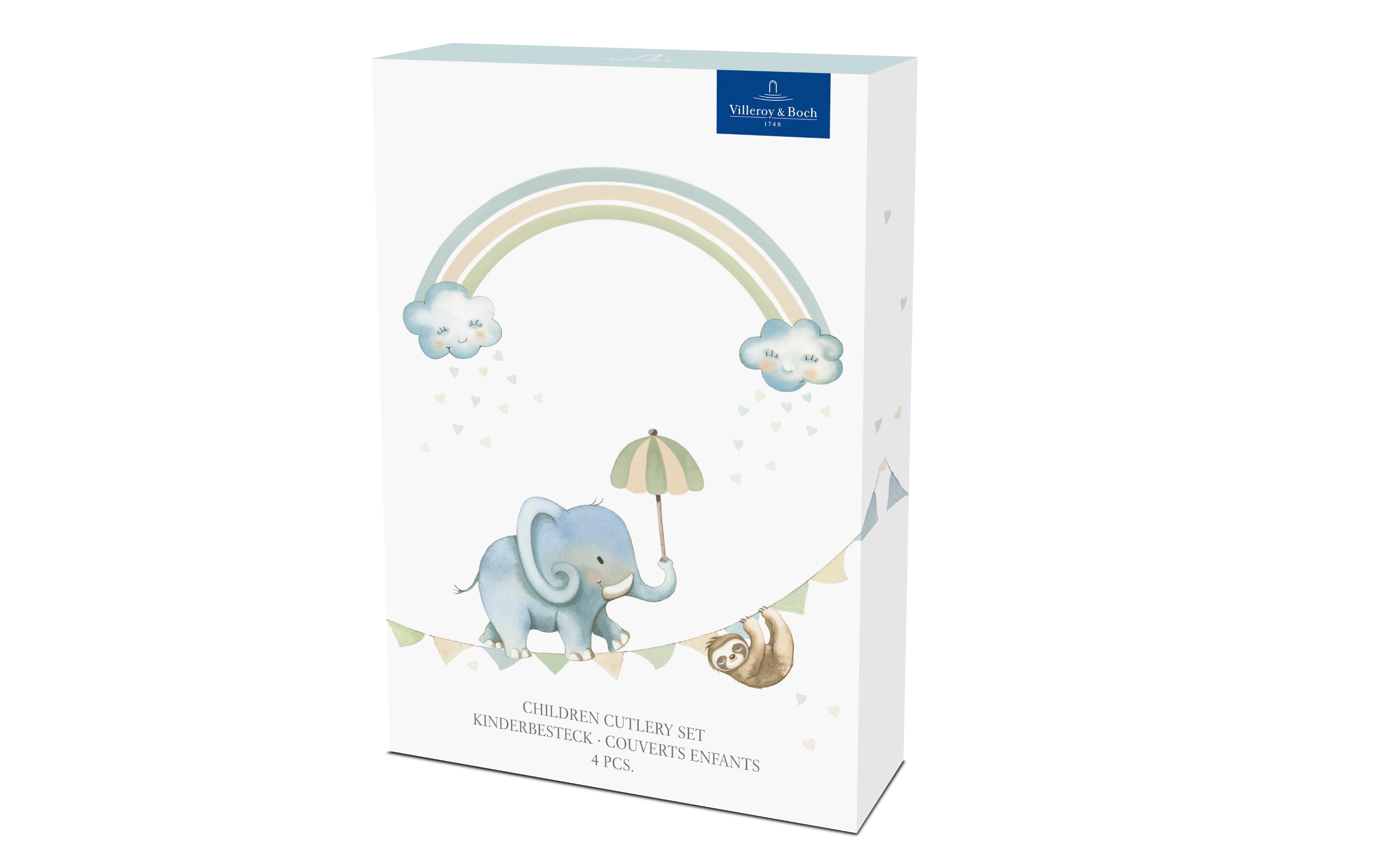 Kinderbesteck-Set Like an Elephant, 4-teilig