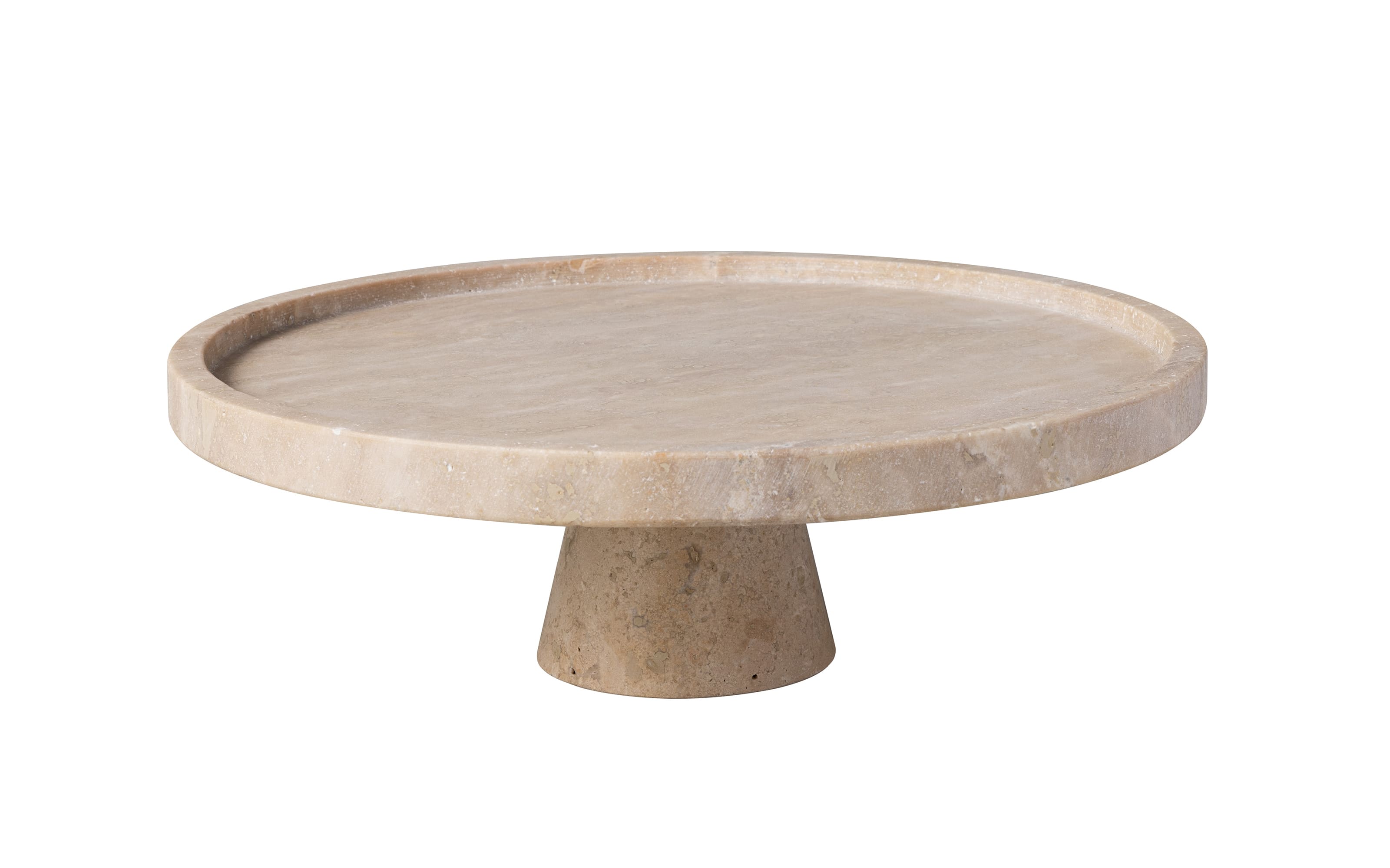 Servierschale Manufacture Travertine, beige, 28 cm
