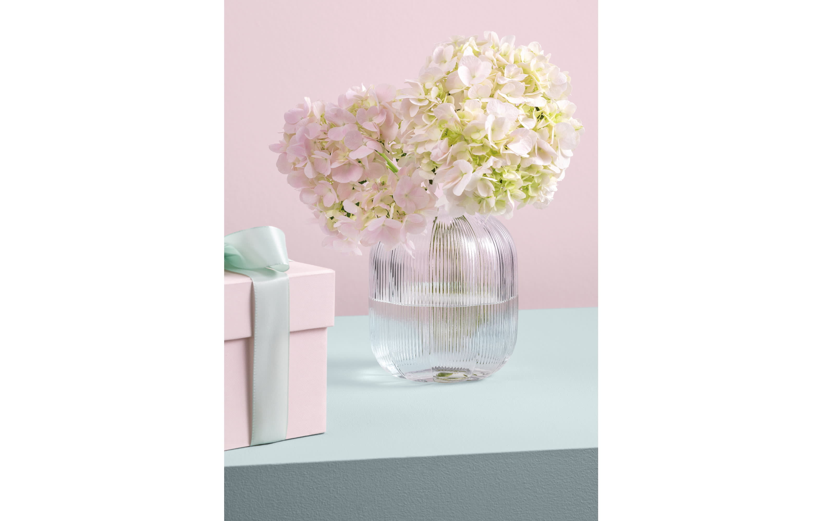 Vase Fleur, klar, 19 cm