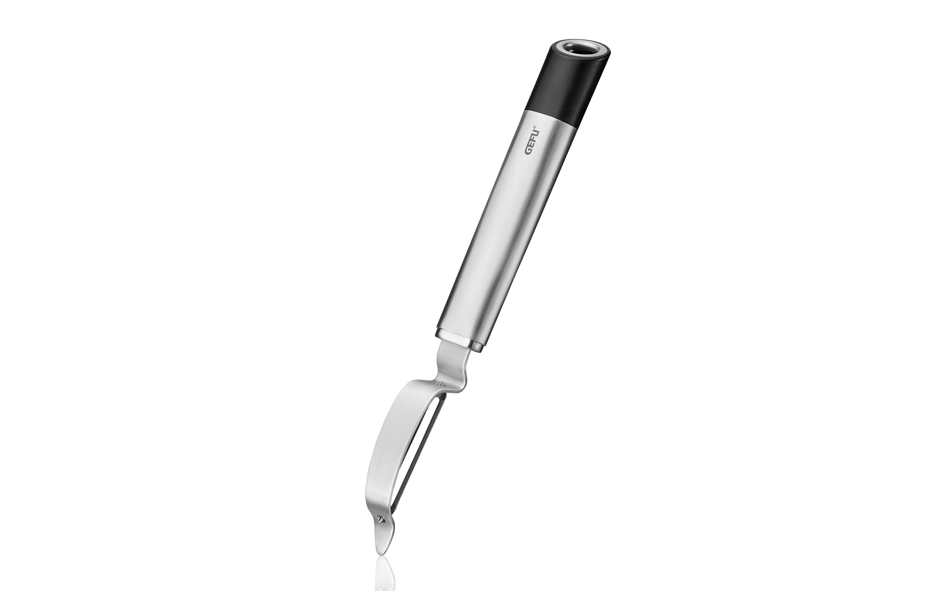 Pendelschäler Primeline, schwarz, silber, 20 cm