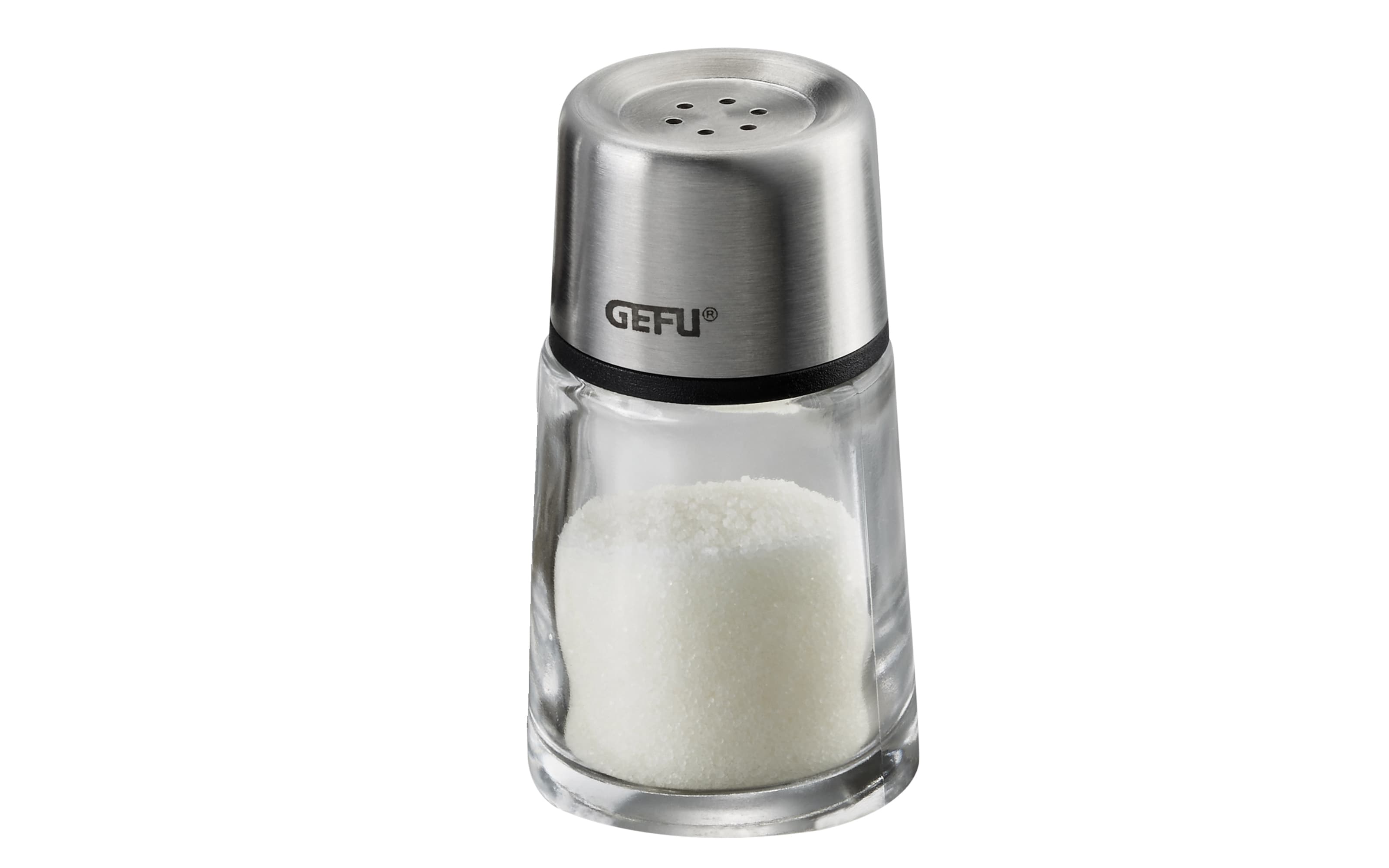Salz-/Pfefferstreuer Brunch aus Glas mit Edelstahldeckel