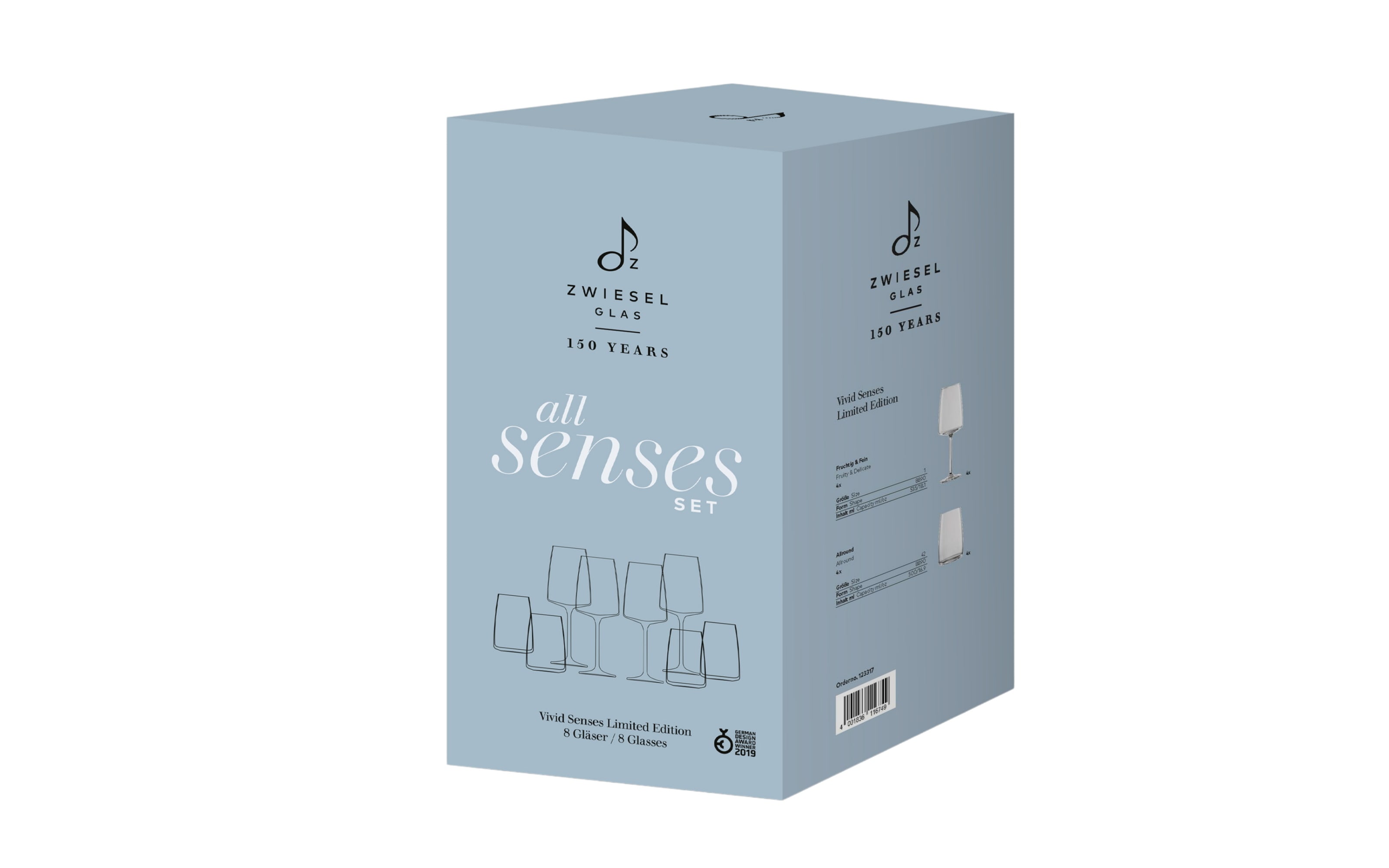 Gläser-Set All Senses limited Edition, 8-teilig