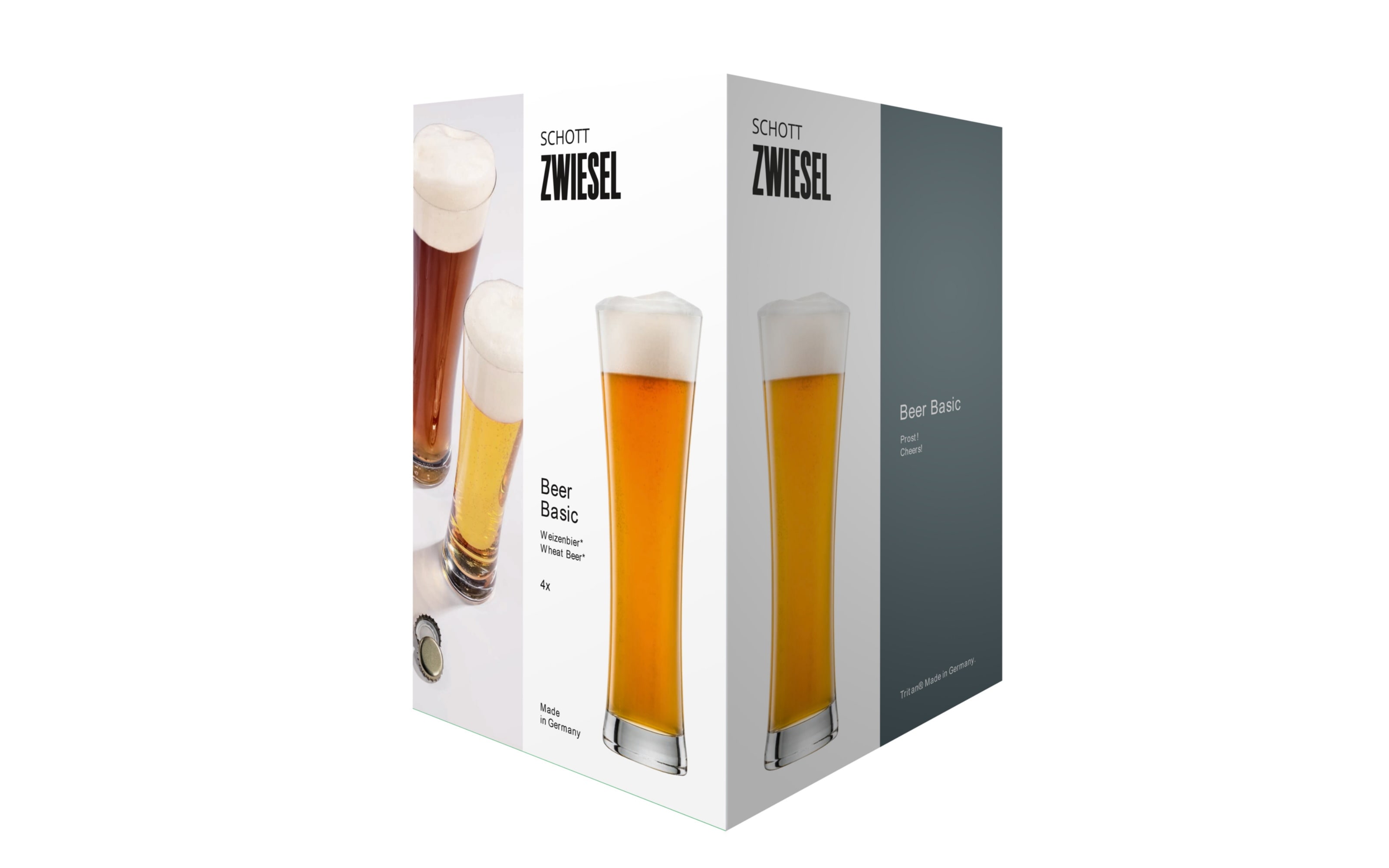 Weizenbierglas Beer Basic, 4-teilig