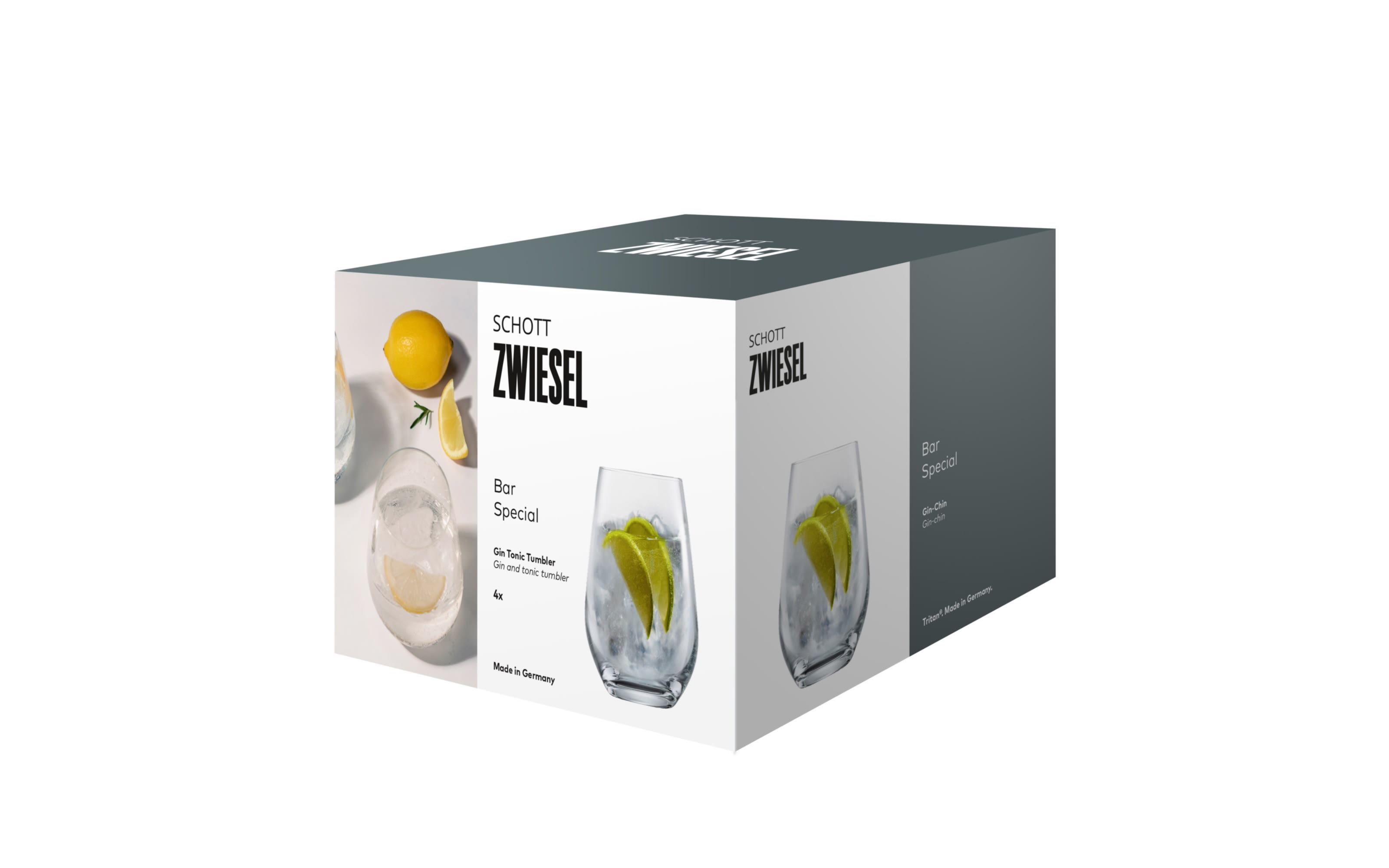 Gin Tonic Glas Set Bar Special, 4-teilig