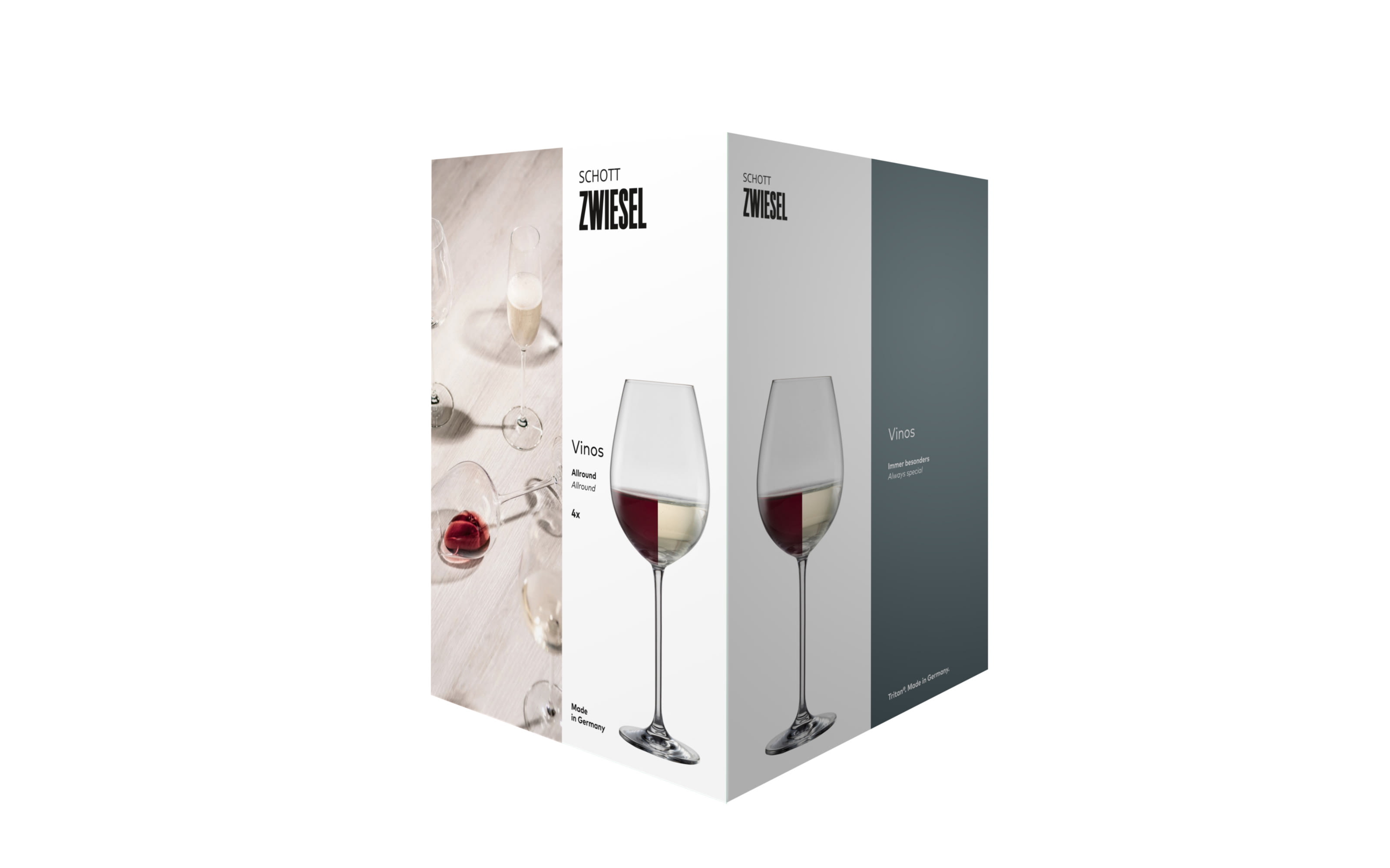 Allrounderglas-Set Vinos, 4-teilig