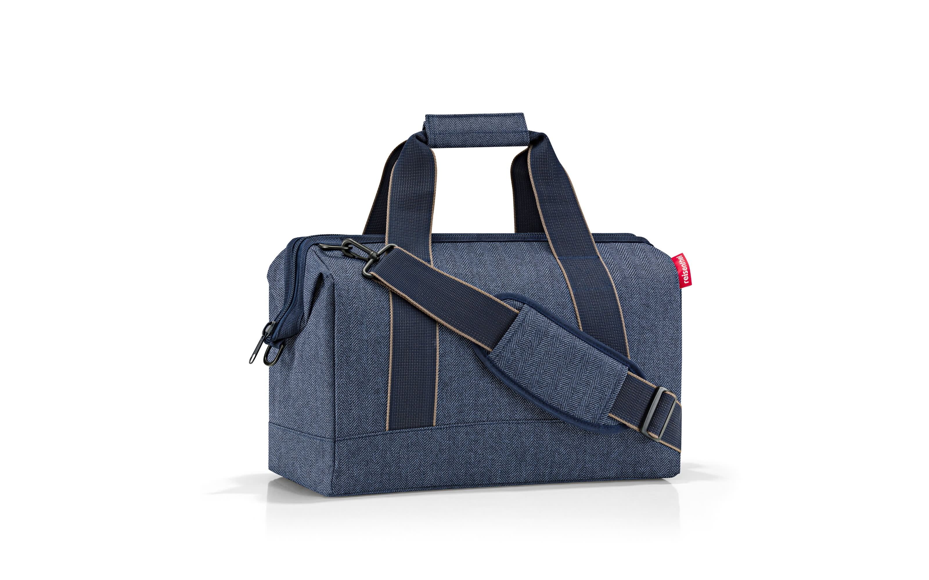 Allrounder M Rhombus, herringbone dark blue, 30 Liter