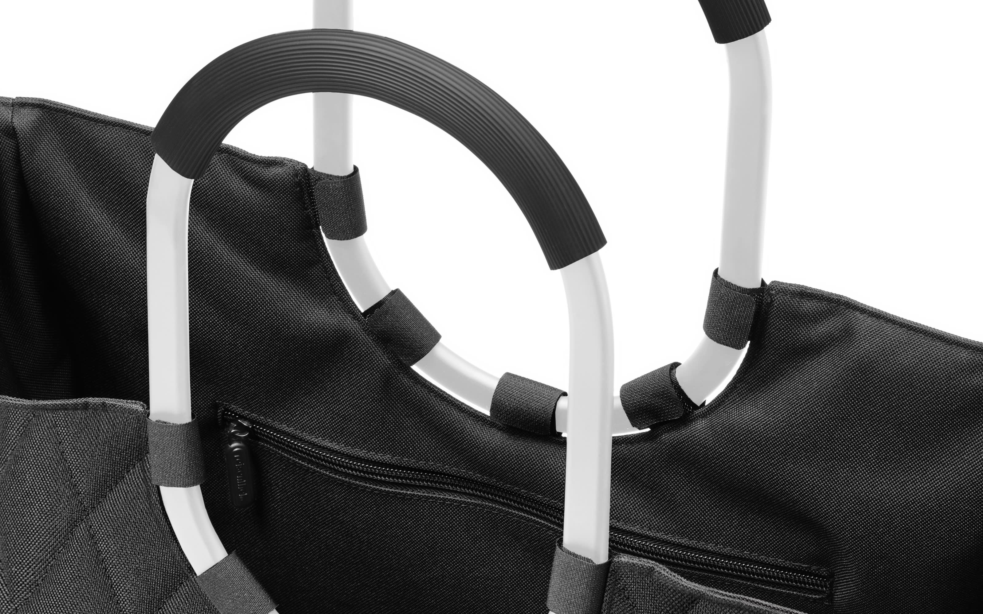 Loopshopper L, rhombus black, 25 Liter