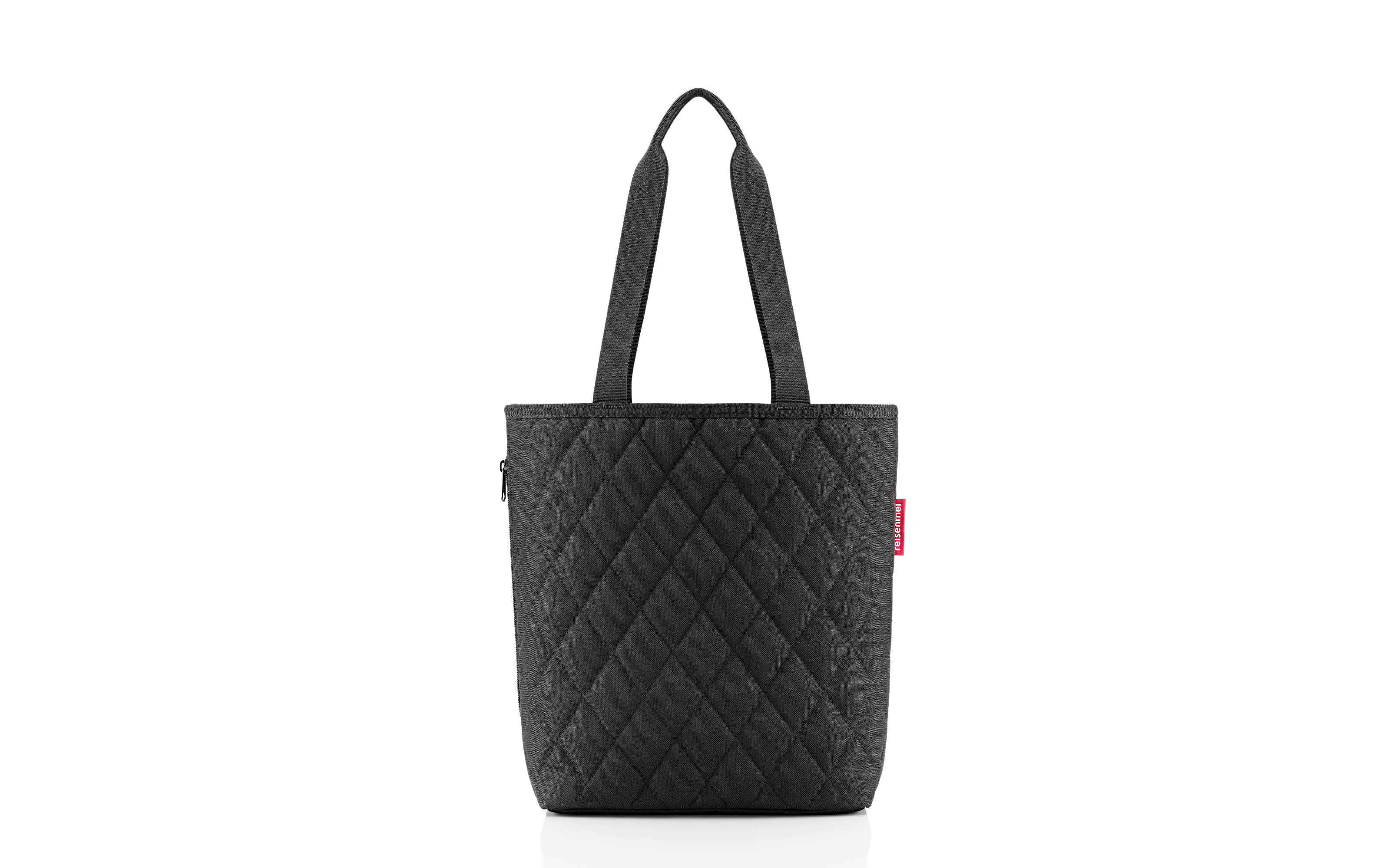 Classic Shopper M, rhombus black, 8 Liter