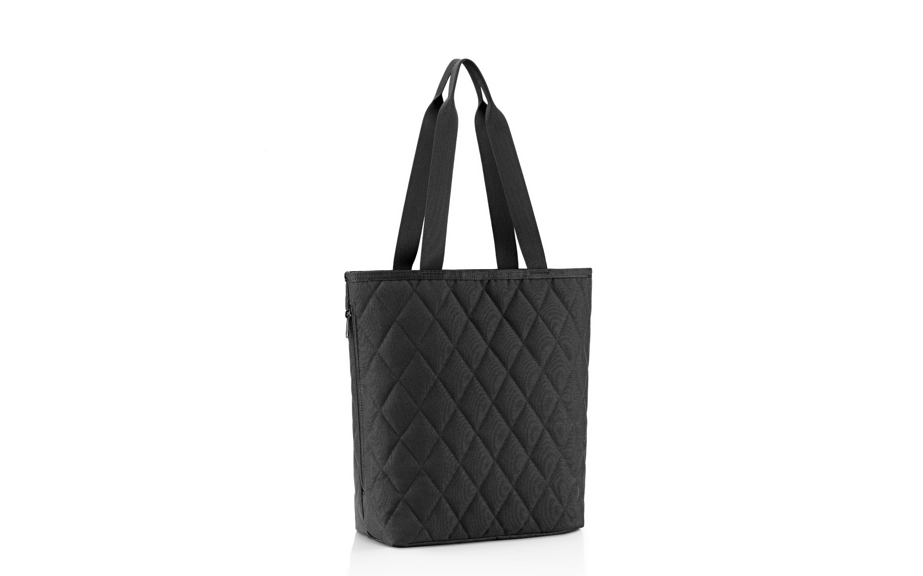 Classic Shopper M, rhombus black, 8 Liter