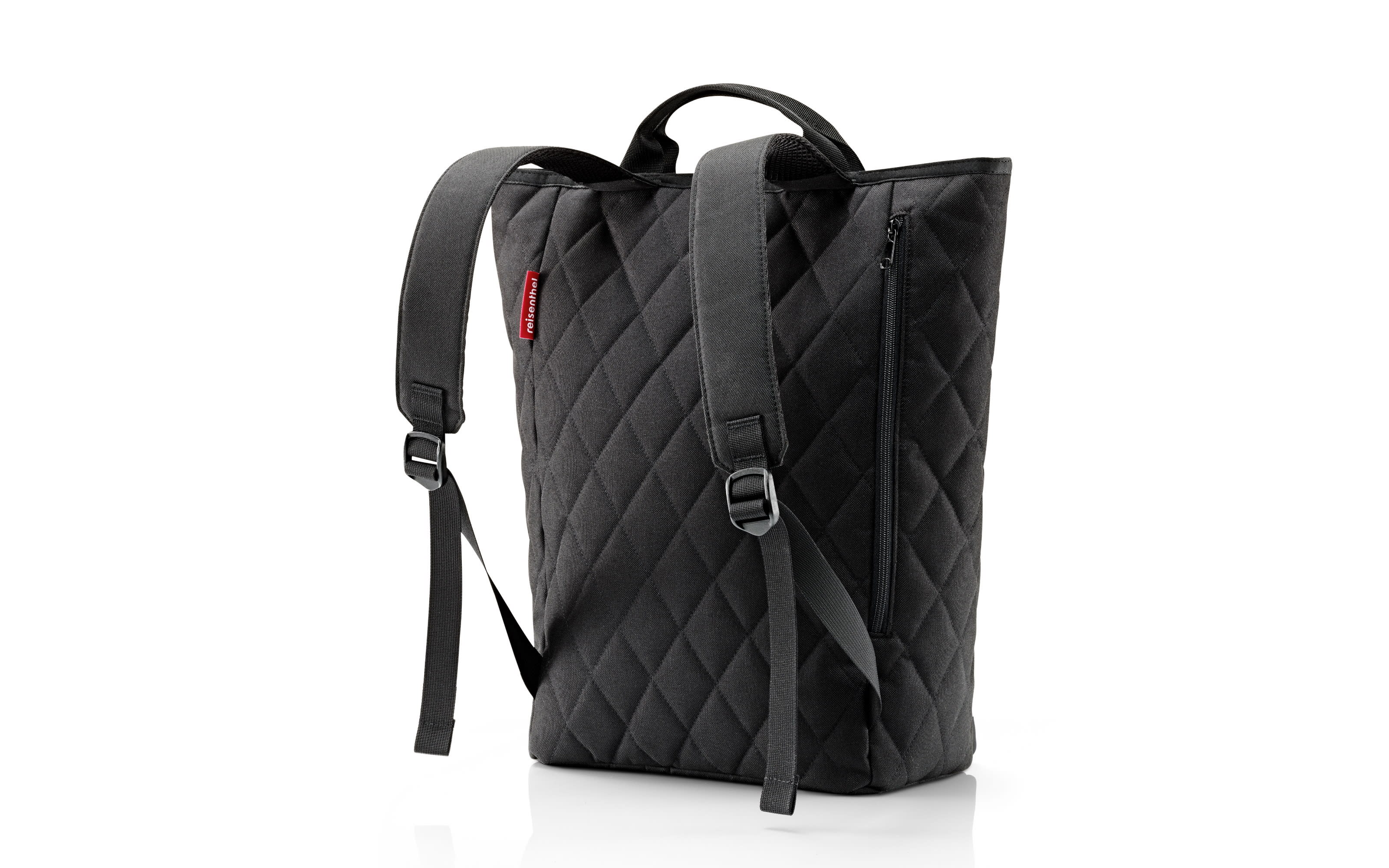 Shopper-BackPack, rhombus black, 16 Liter