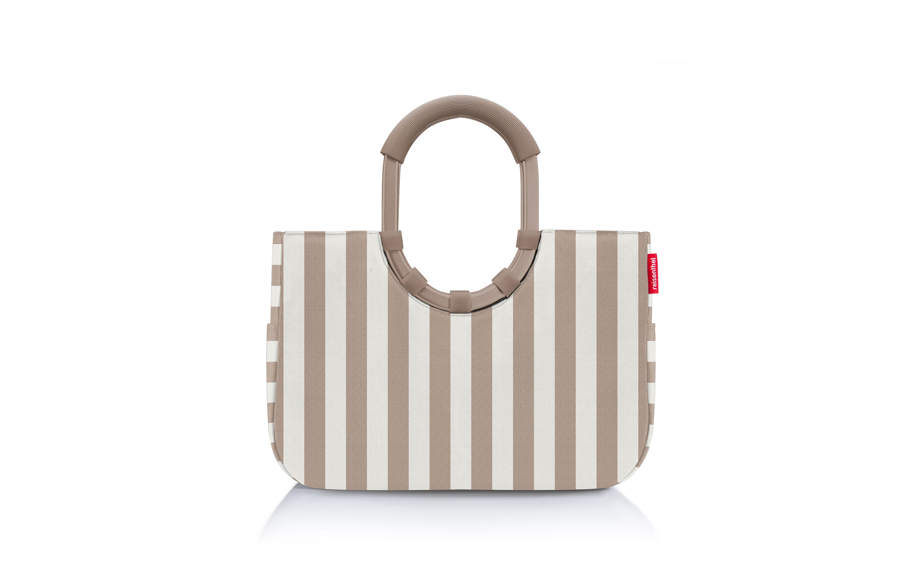 Loopshopper, beige/weiß, 40 x 26 cm