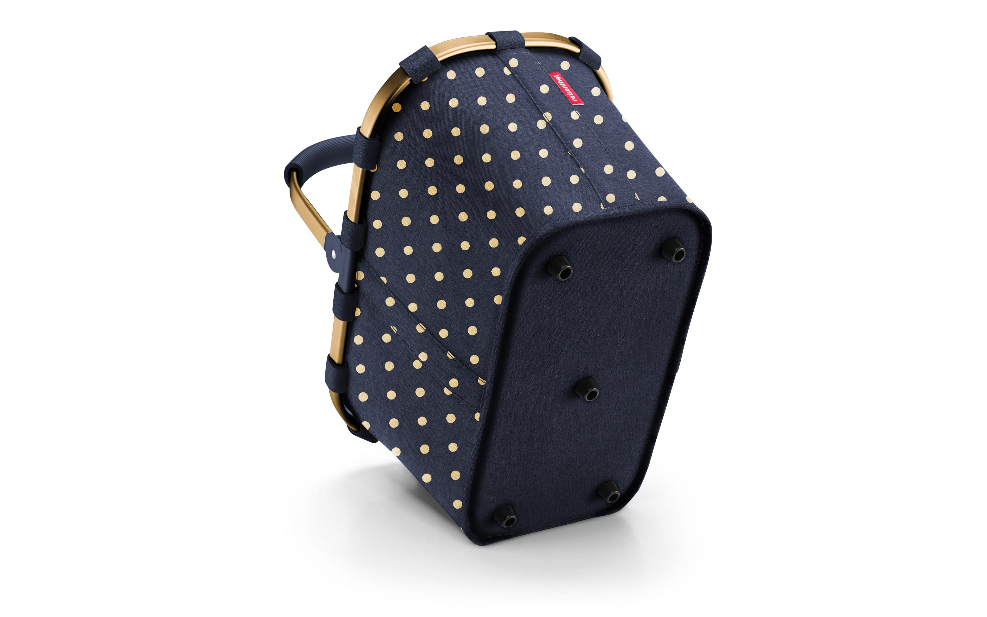 Carrybag, metallic dots blue, 22 Liter