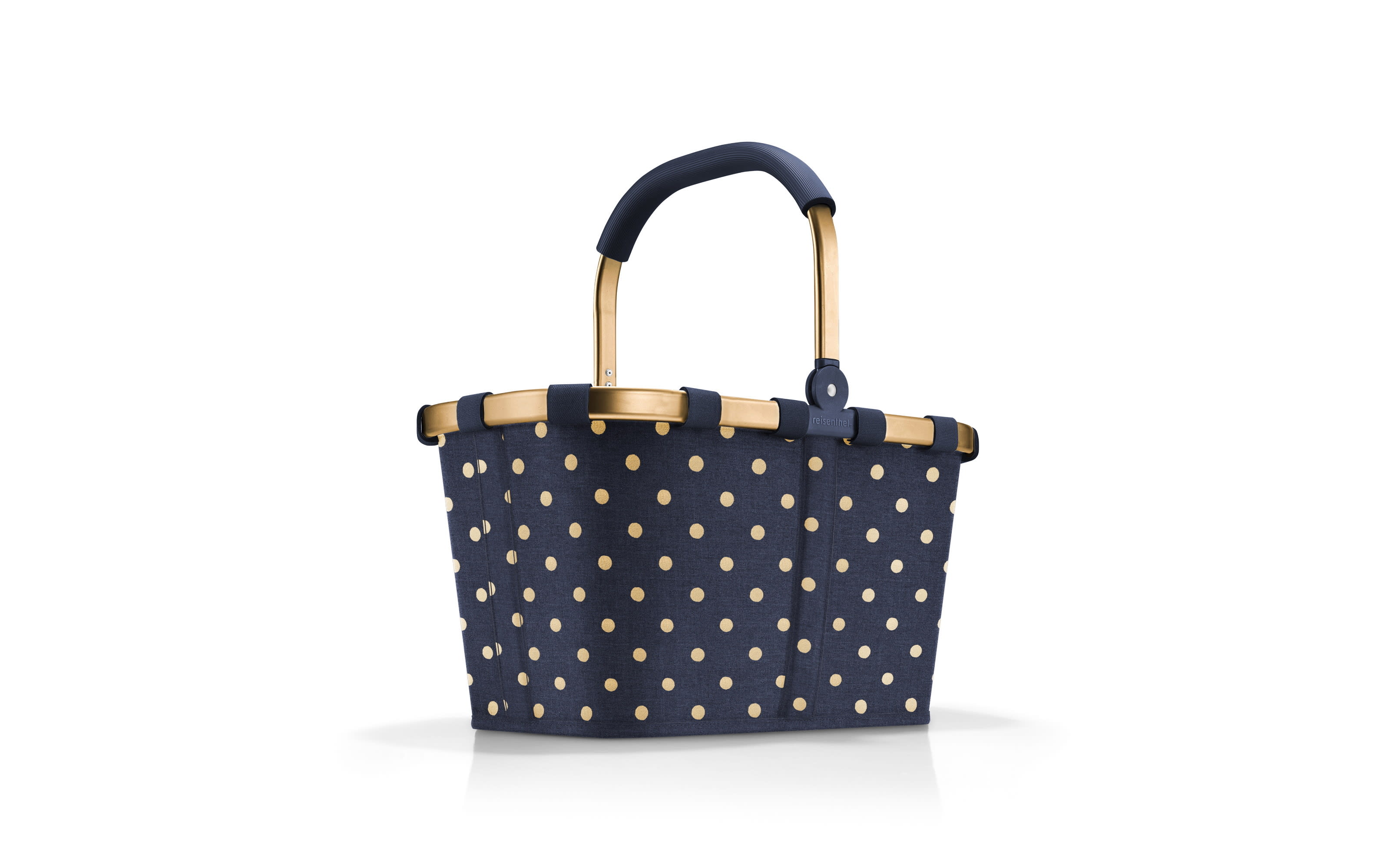 Carrybag, metallic dots blue, 22 Liter