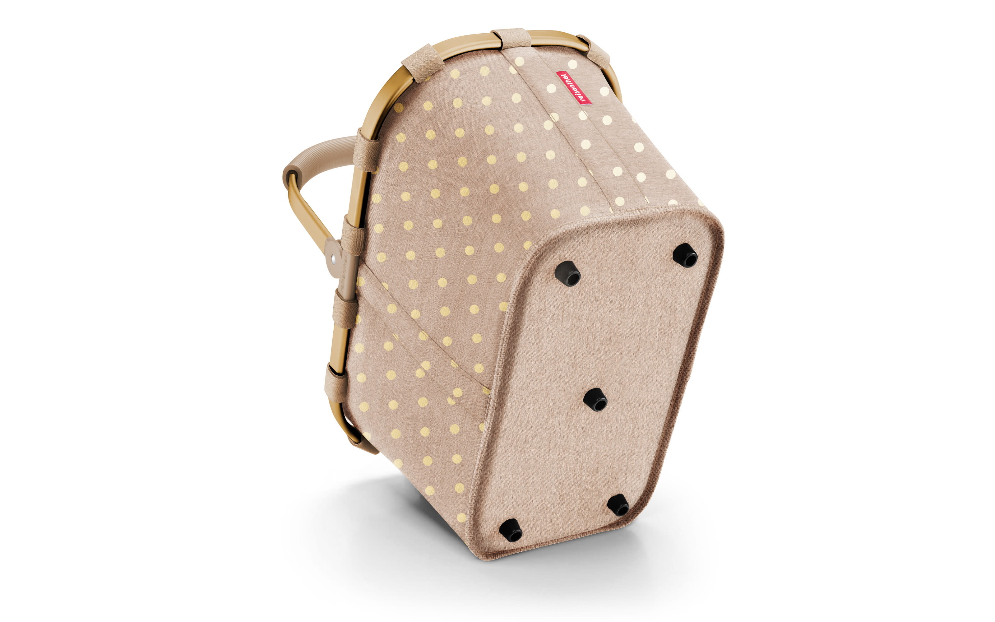 Carrybag, metallic dots coffee, 22 Liter