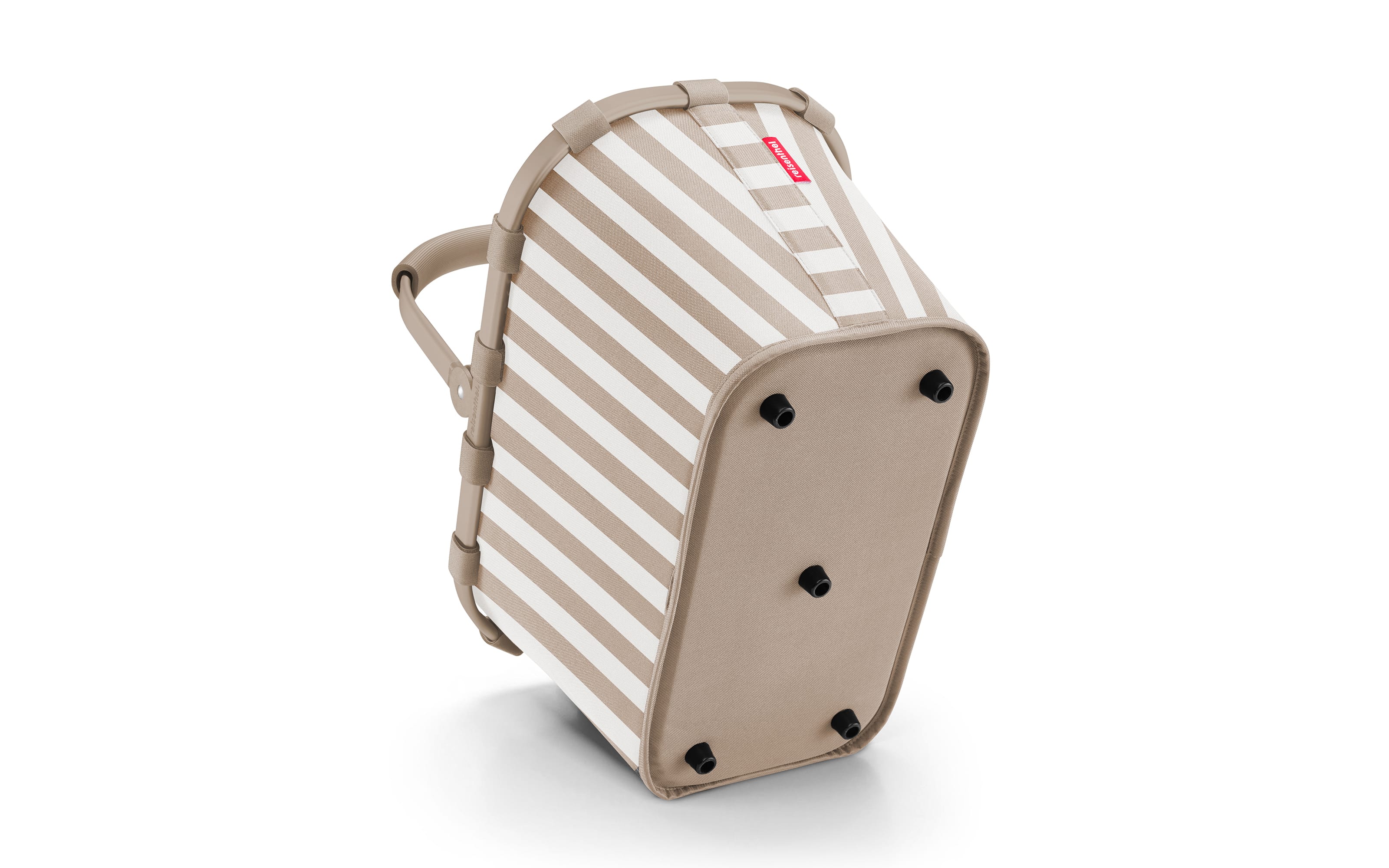 carrybag, beige/weiß, 48 x 29 cm