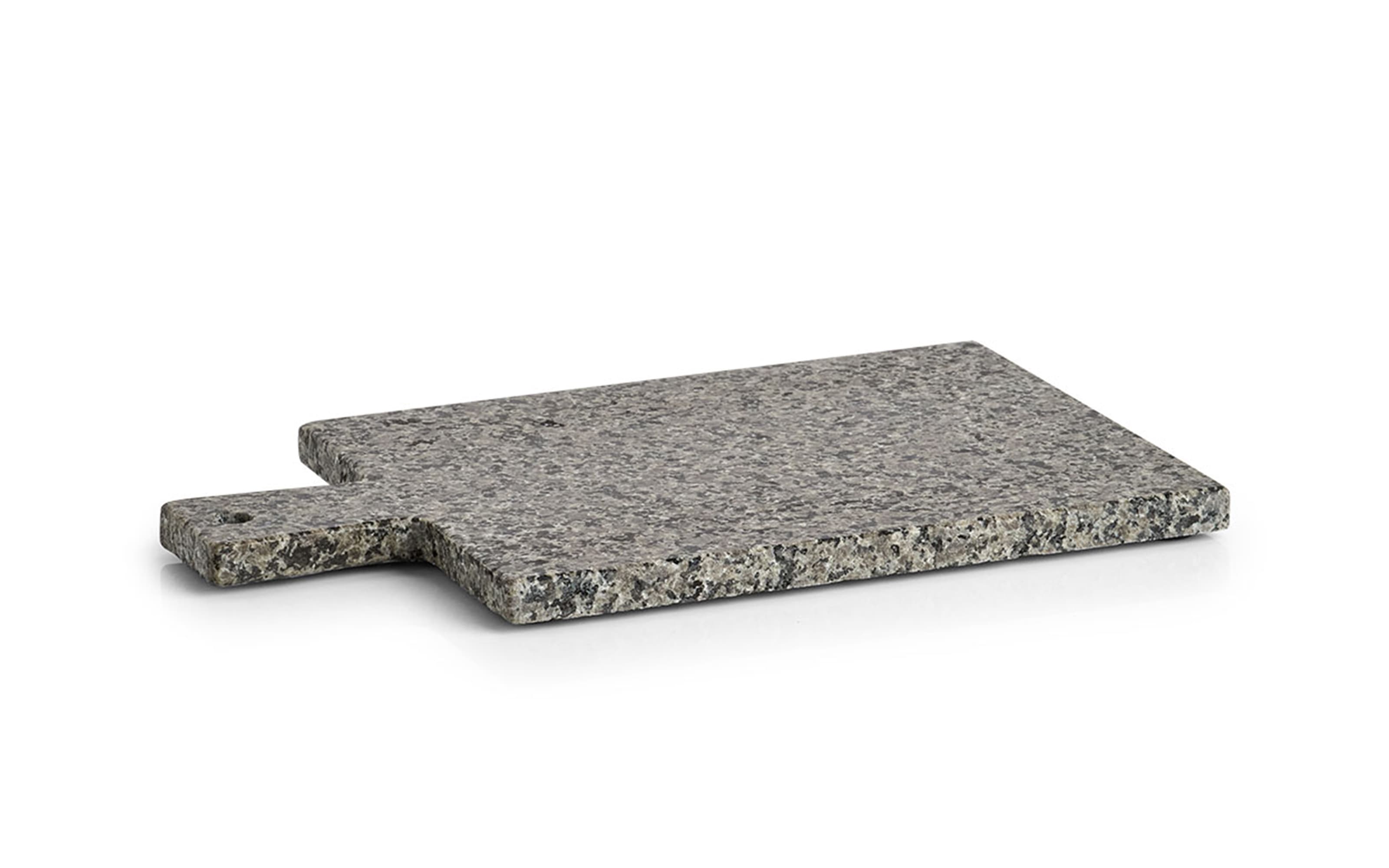 Servierplatte Granit, anthrazit, 30 x 18 cm