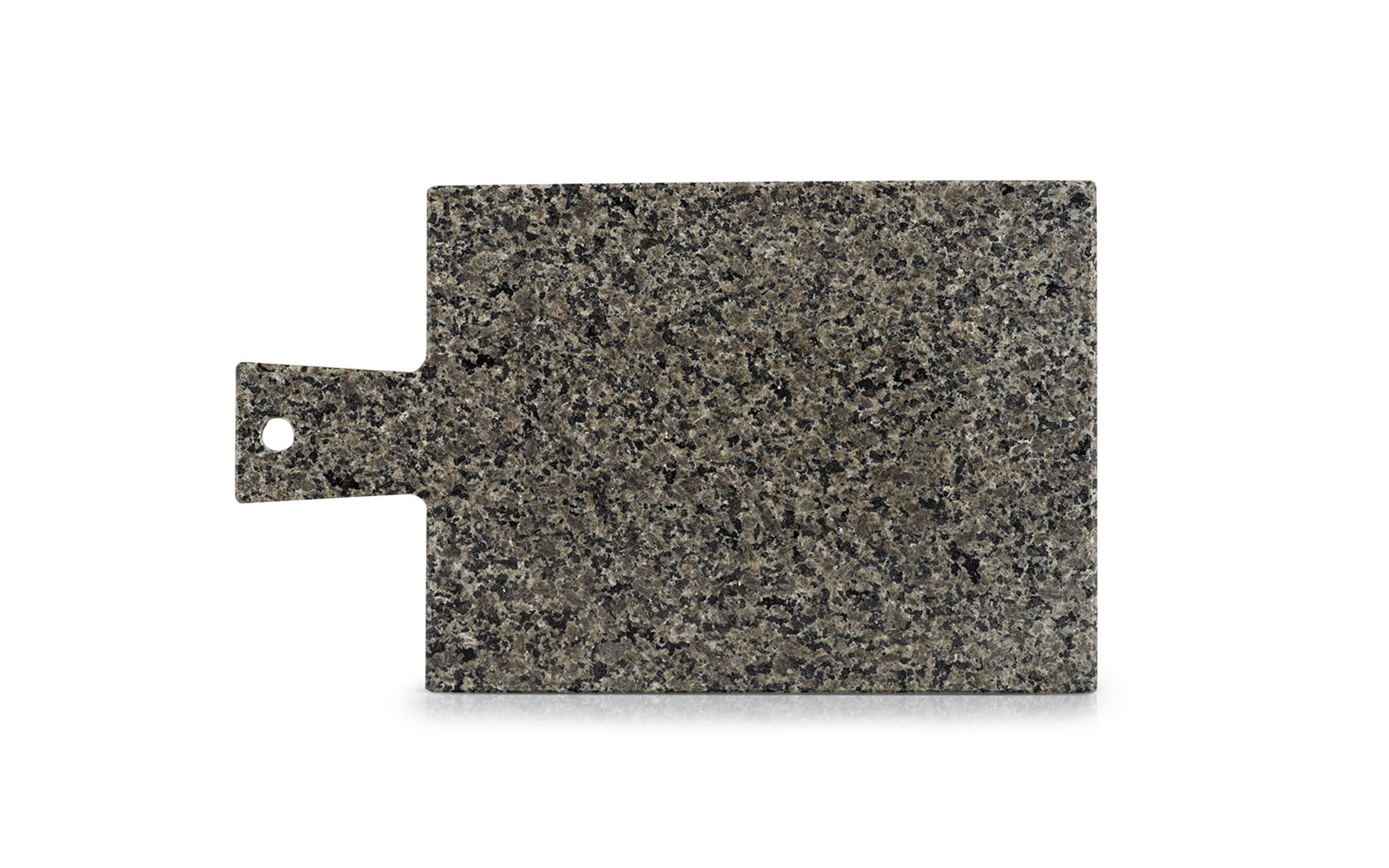 Servierplatte Granit, anthrazit, 30 x 18 cm