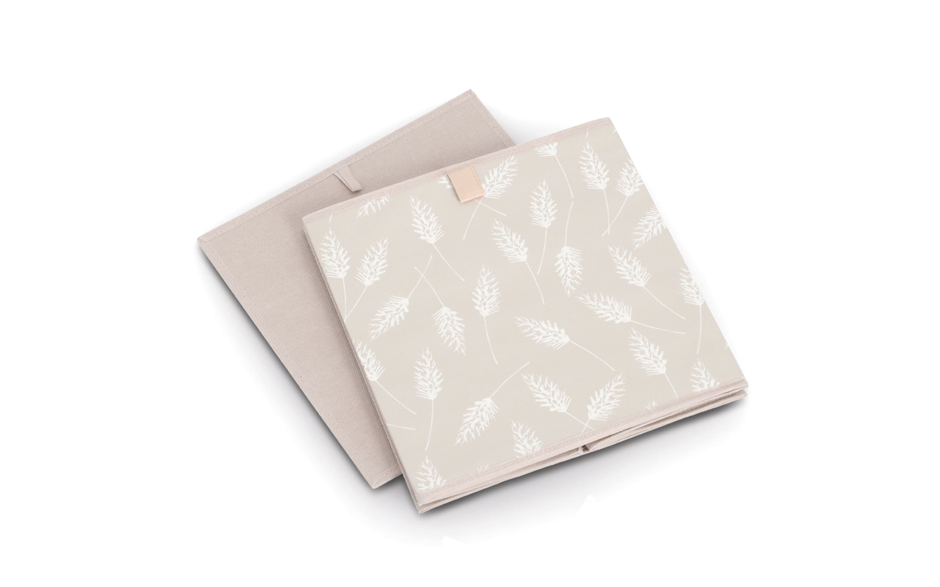 Aufbewahrungsbox Vlies, beige, 32 x 32 cm