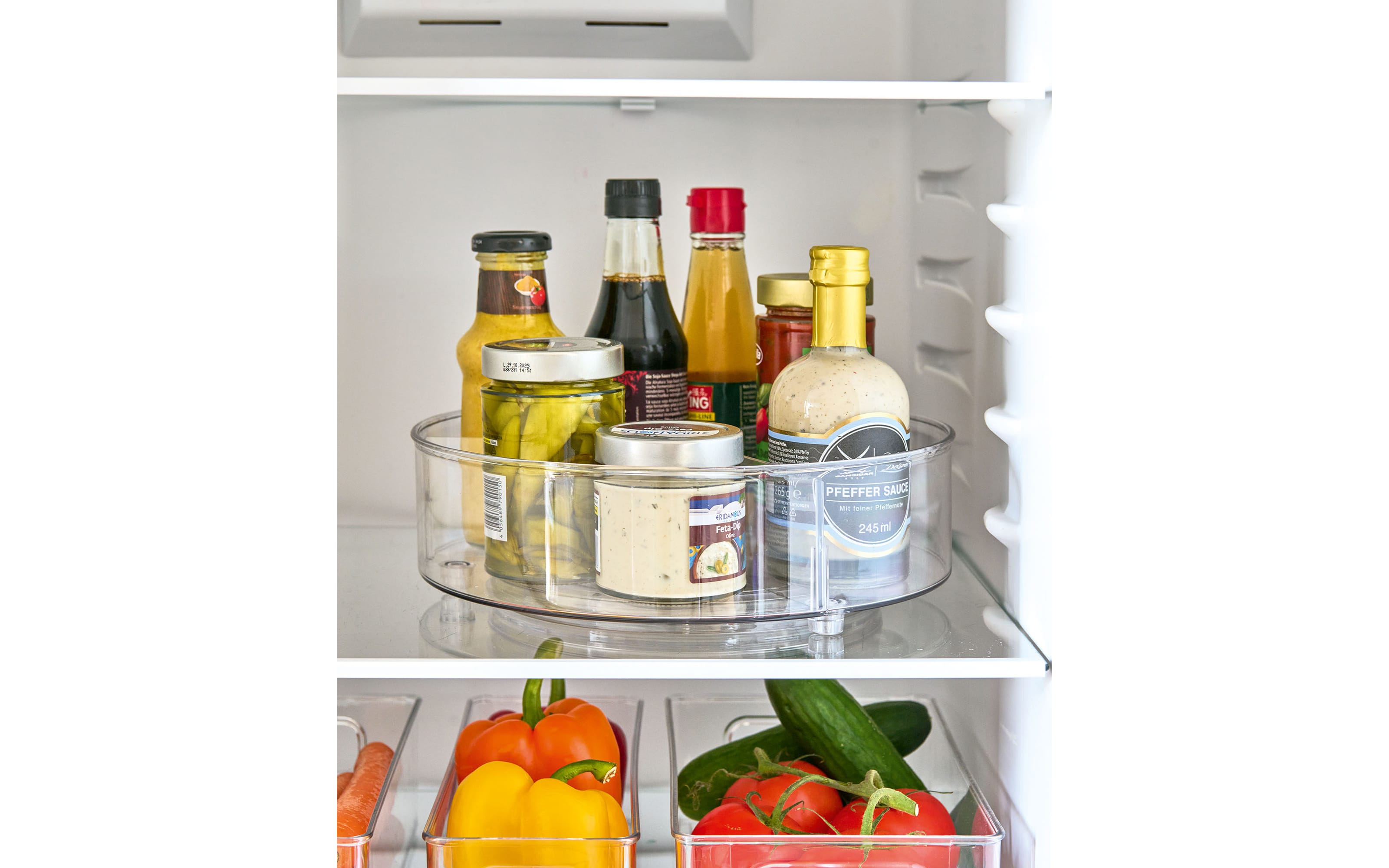 Dreh-Organizer, transparent, 27 cm