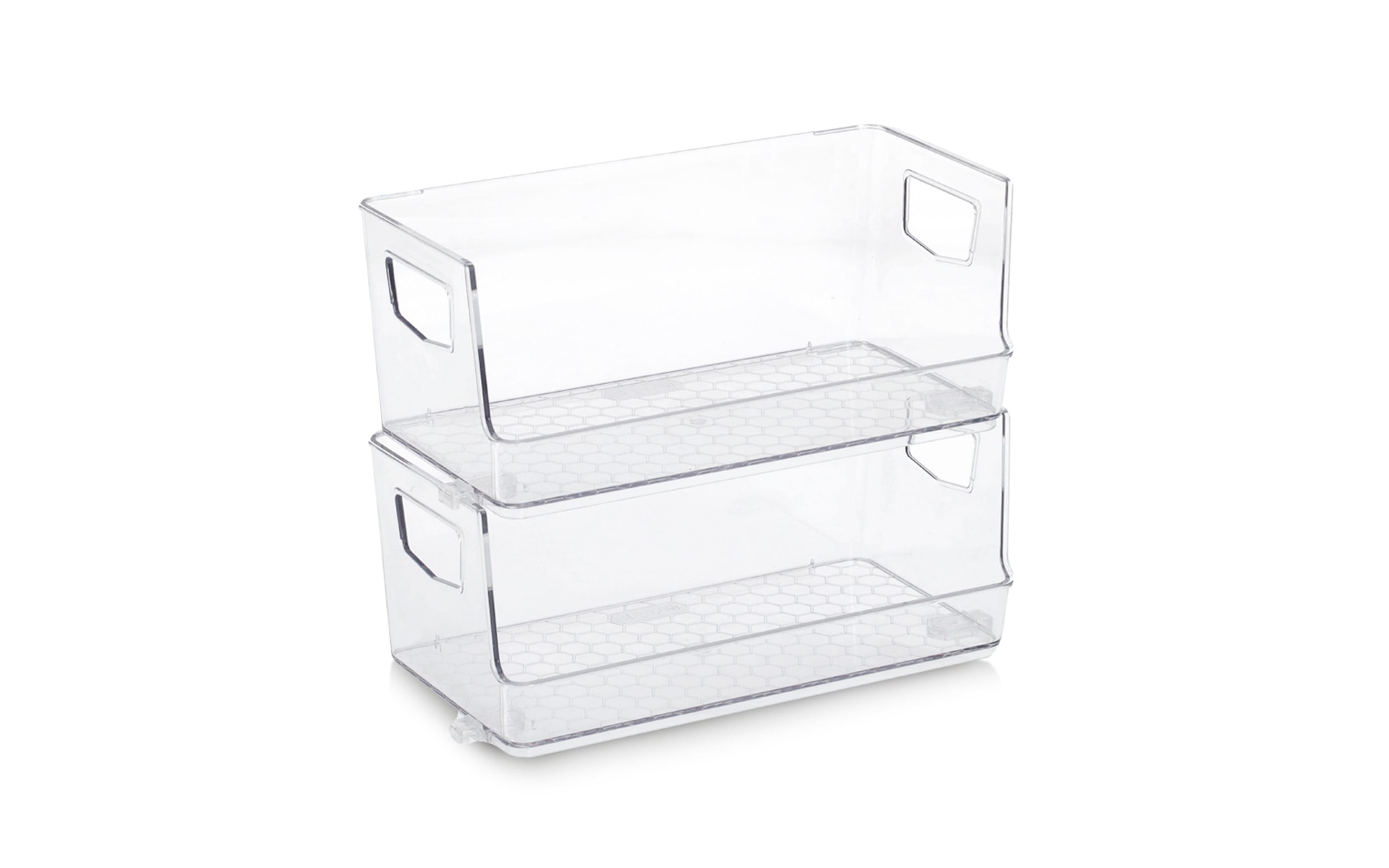 Aufbewahrungsboxen-Set, transparent, 2-teilig