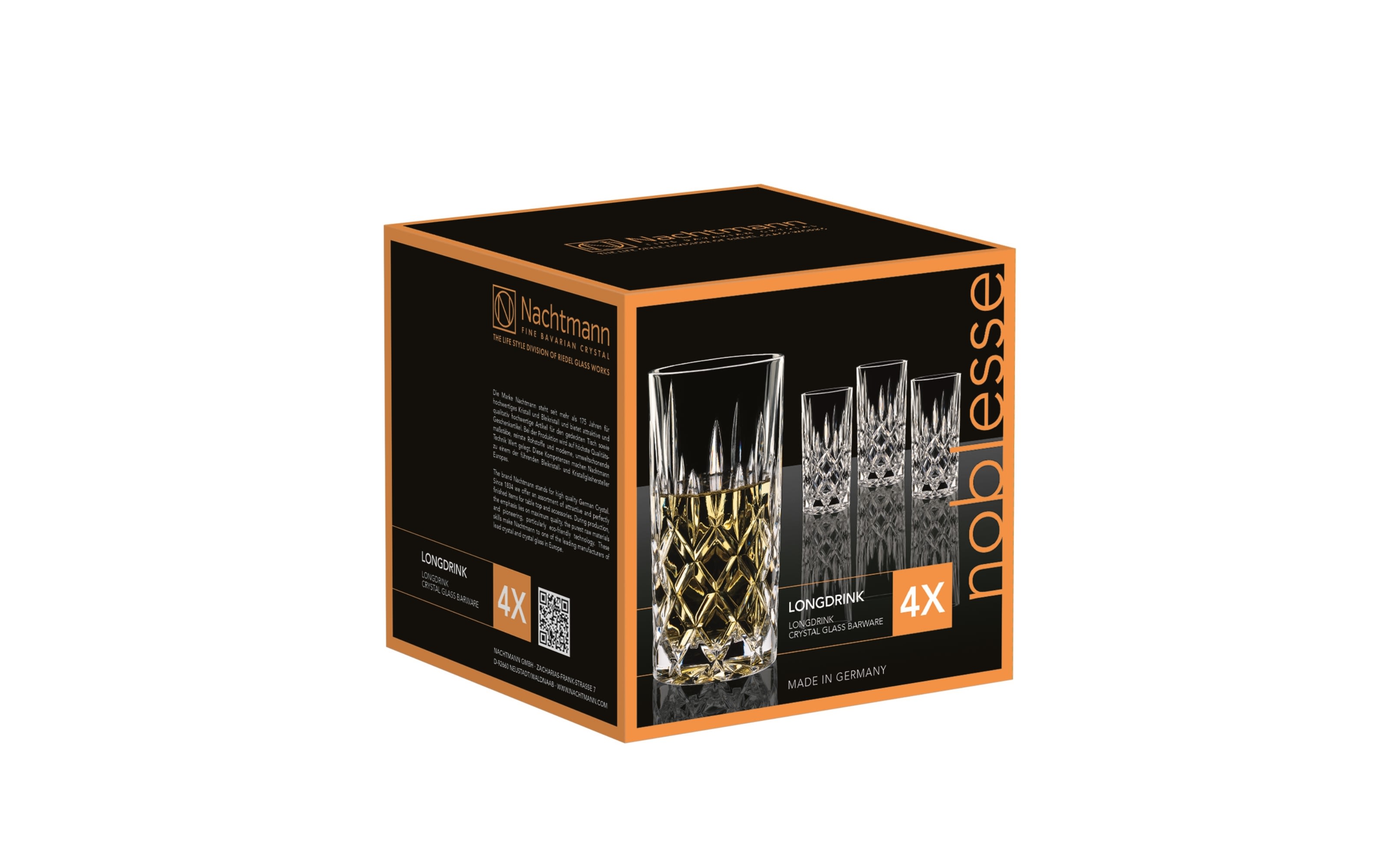 Longdrinkglas-Set Noblesse 380 ml, 4-teilig