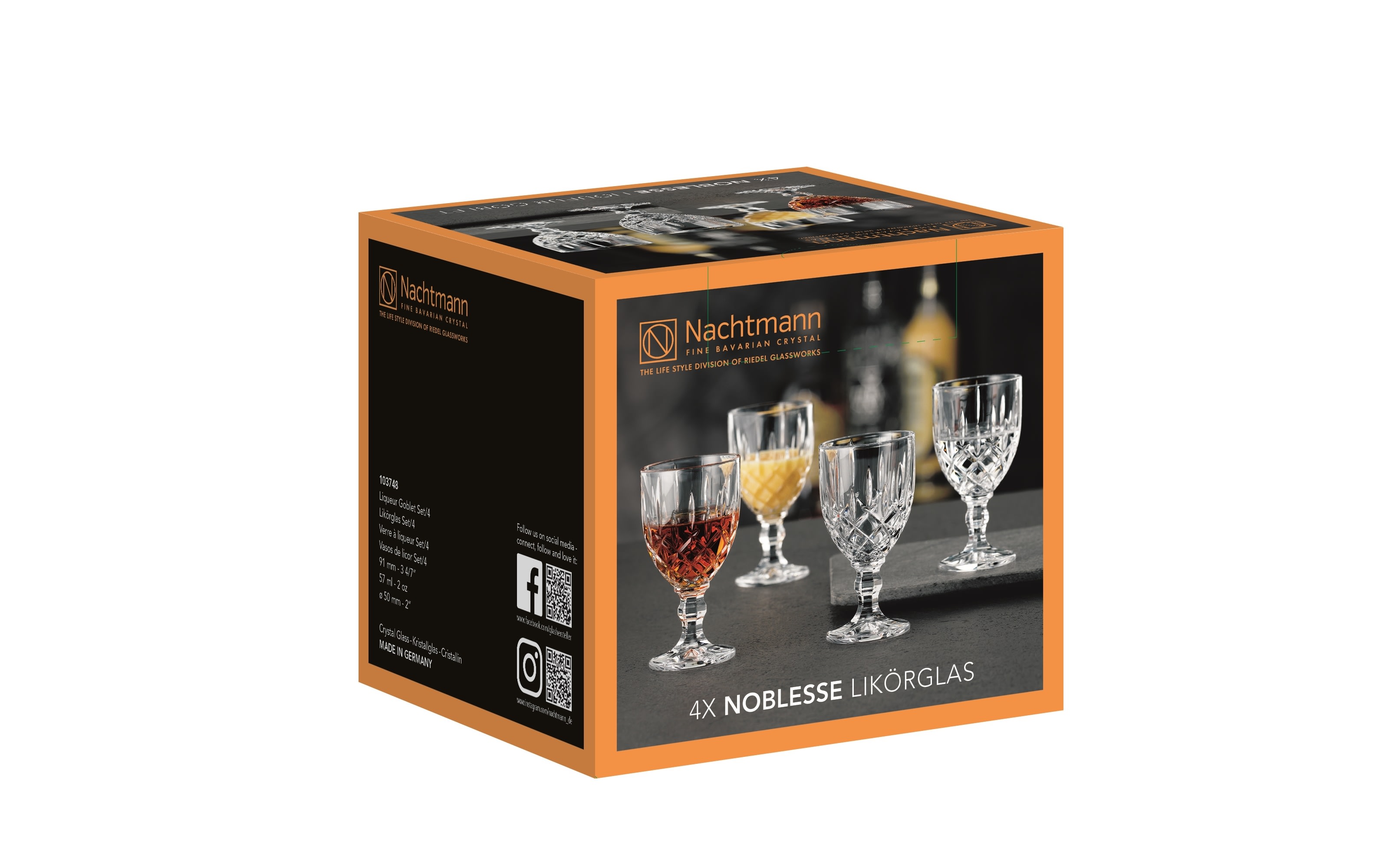 Likörglas-Set Noblesse 57 ml, 4-teilig