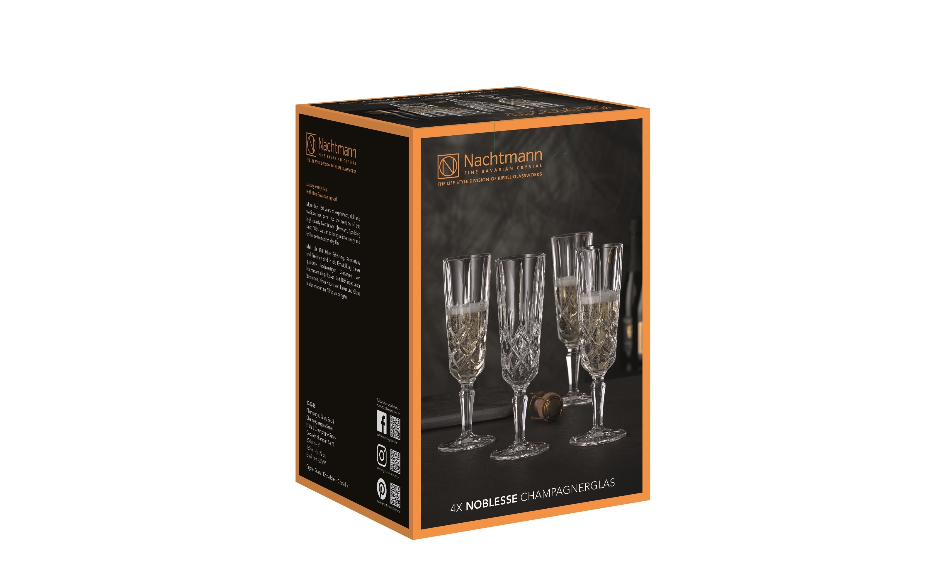 Champagnerglas-Set Noblesse, 4-teilig