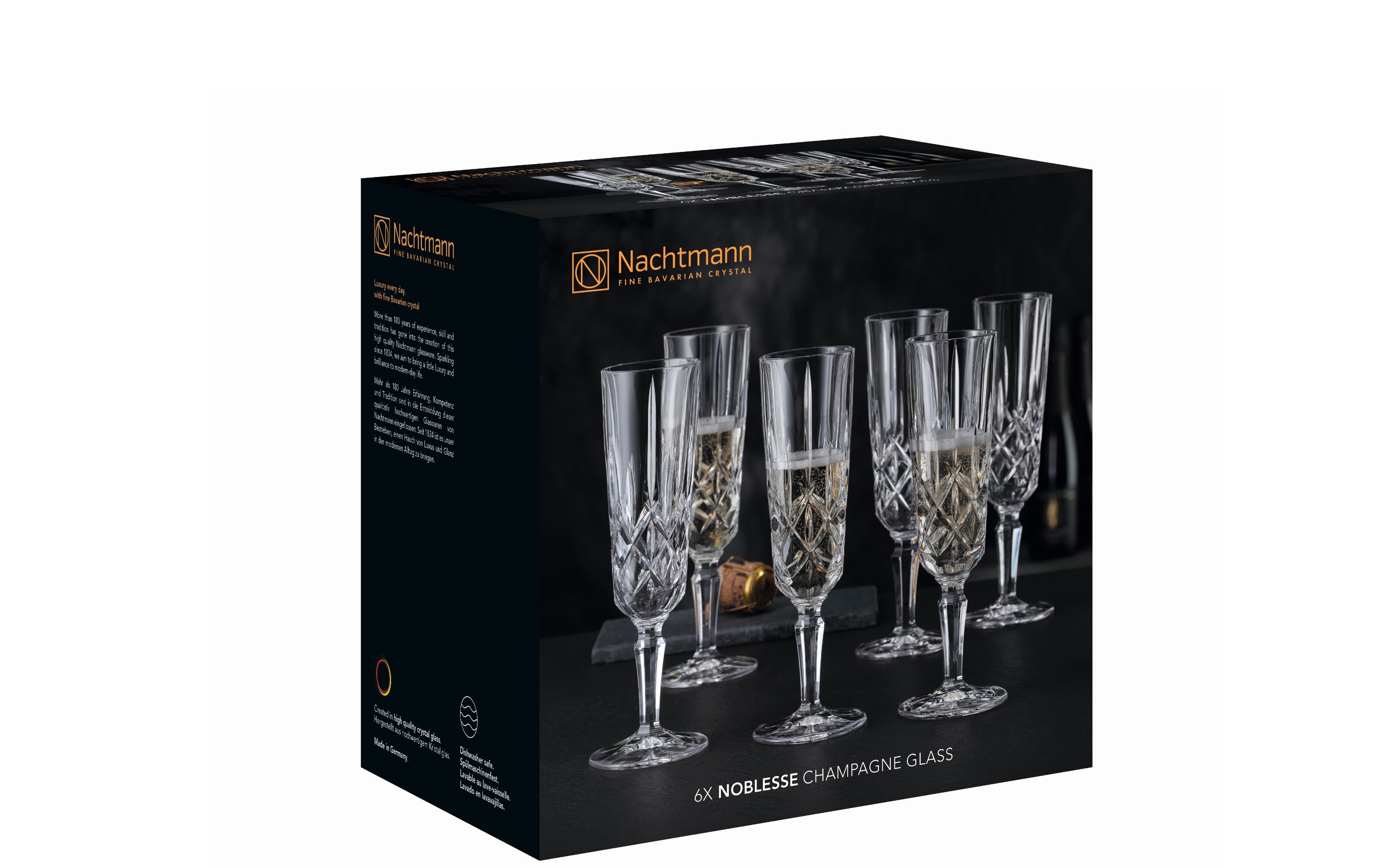 Champagnerglas-Set Noblesse, 6-teilig