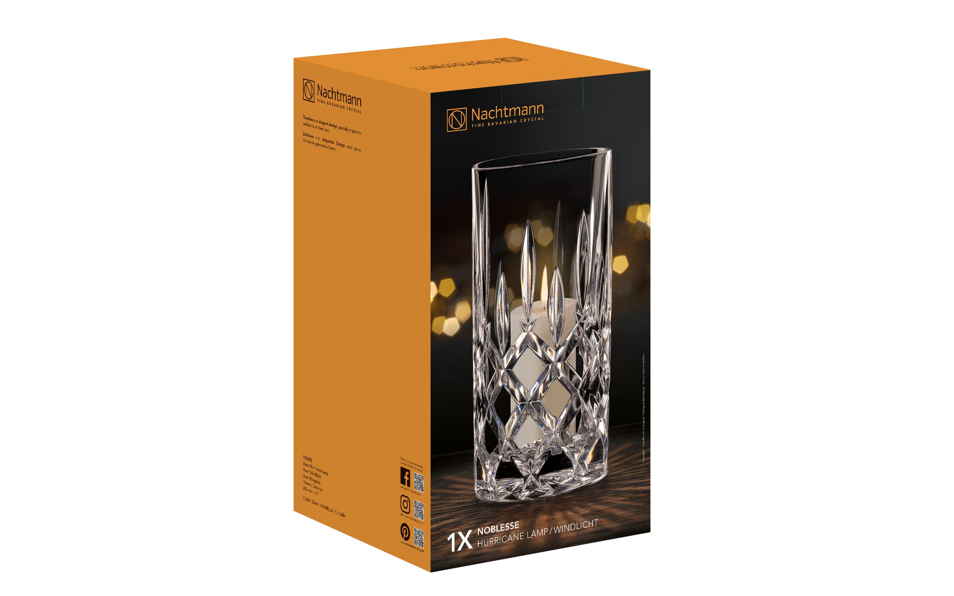 Vase/Windlicht Noblesse, klar, 28 cm
