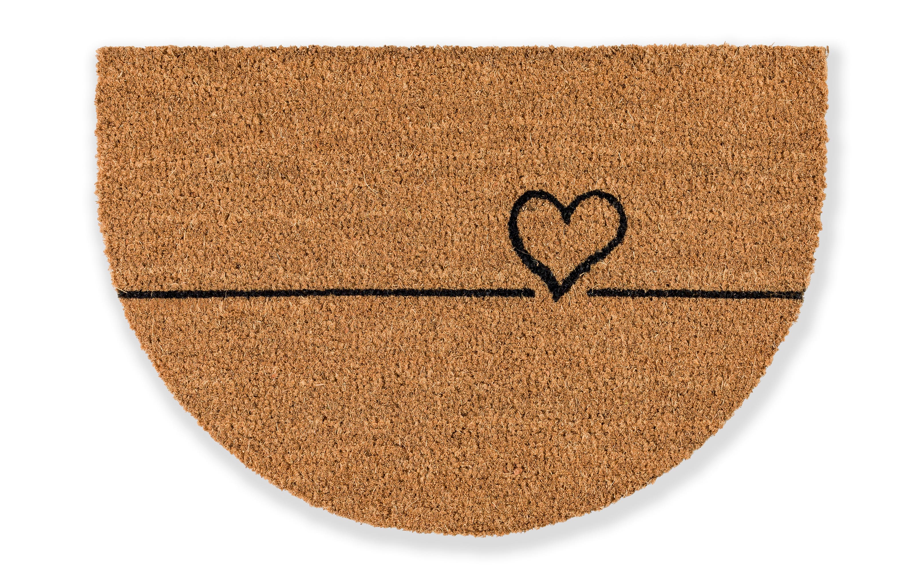 Türmatte Coco Smart halbrund Herz, 40 x 60 cm