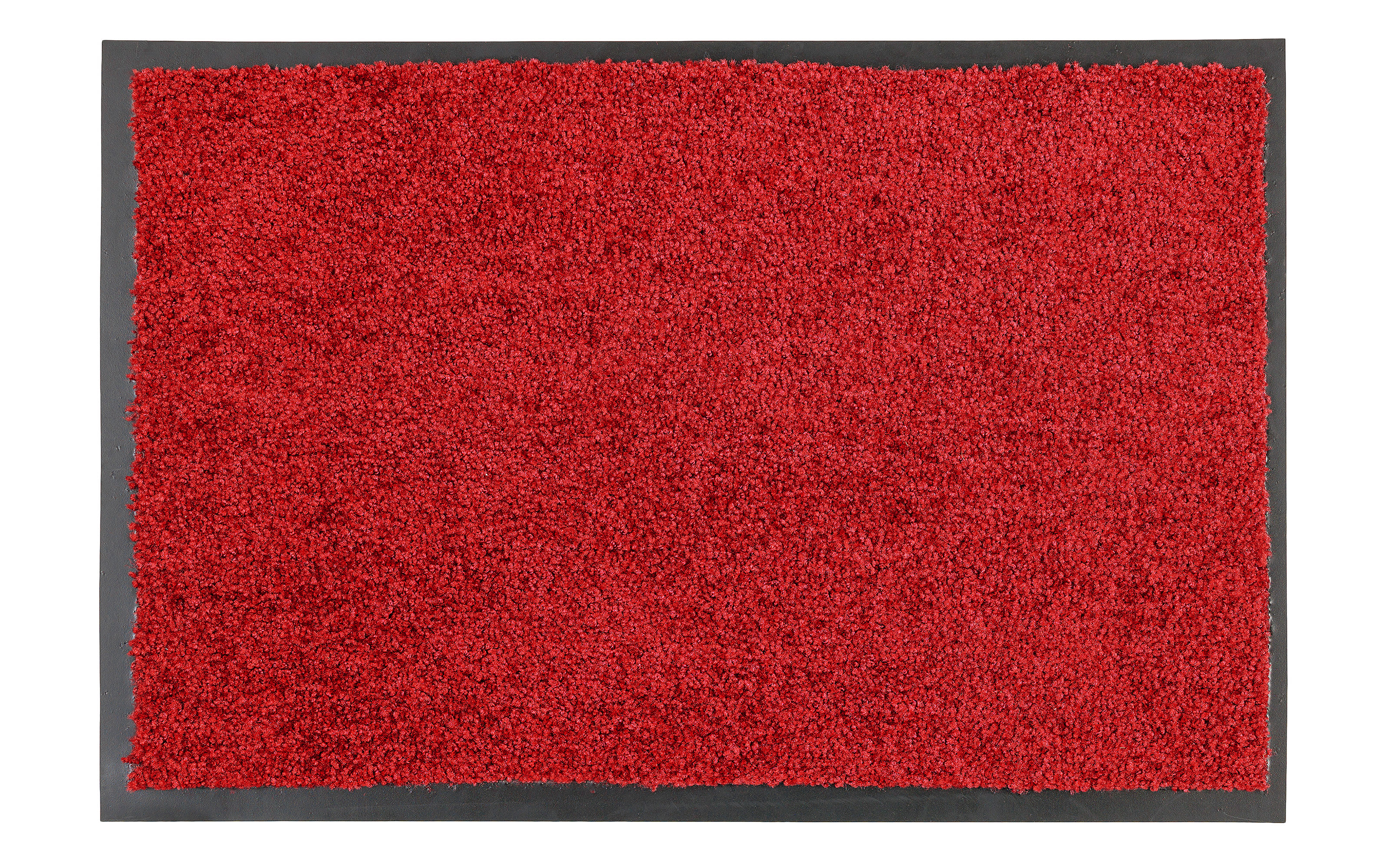 Fußmatte Proper Tex Uni in rot, 90 x 250 cm