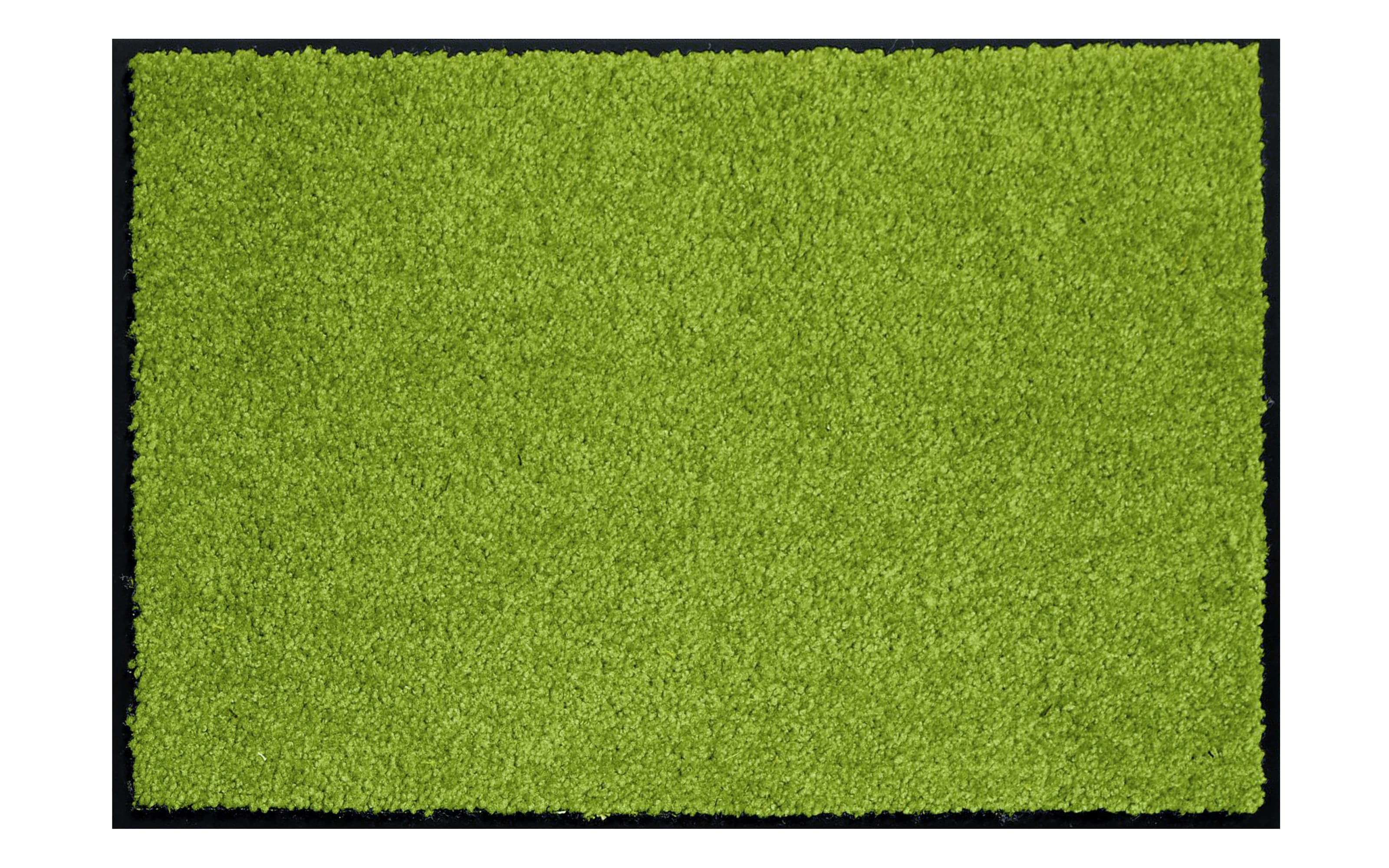 Fußmatte Proper Tex Uni in grün, 40 x 60 cm