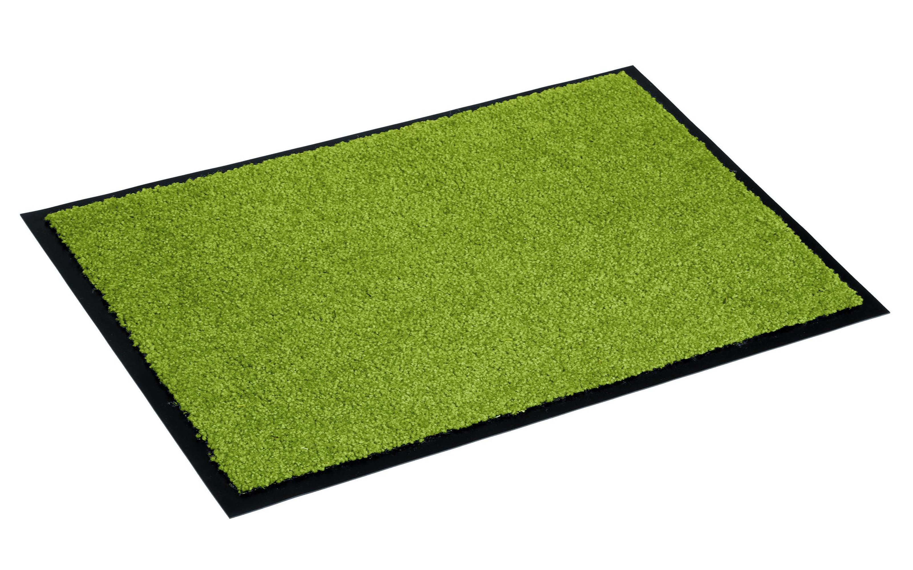 Fußmatte Proper Tex Uni in grün, 60 x 90 cm